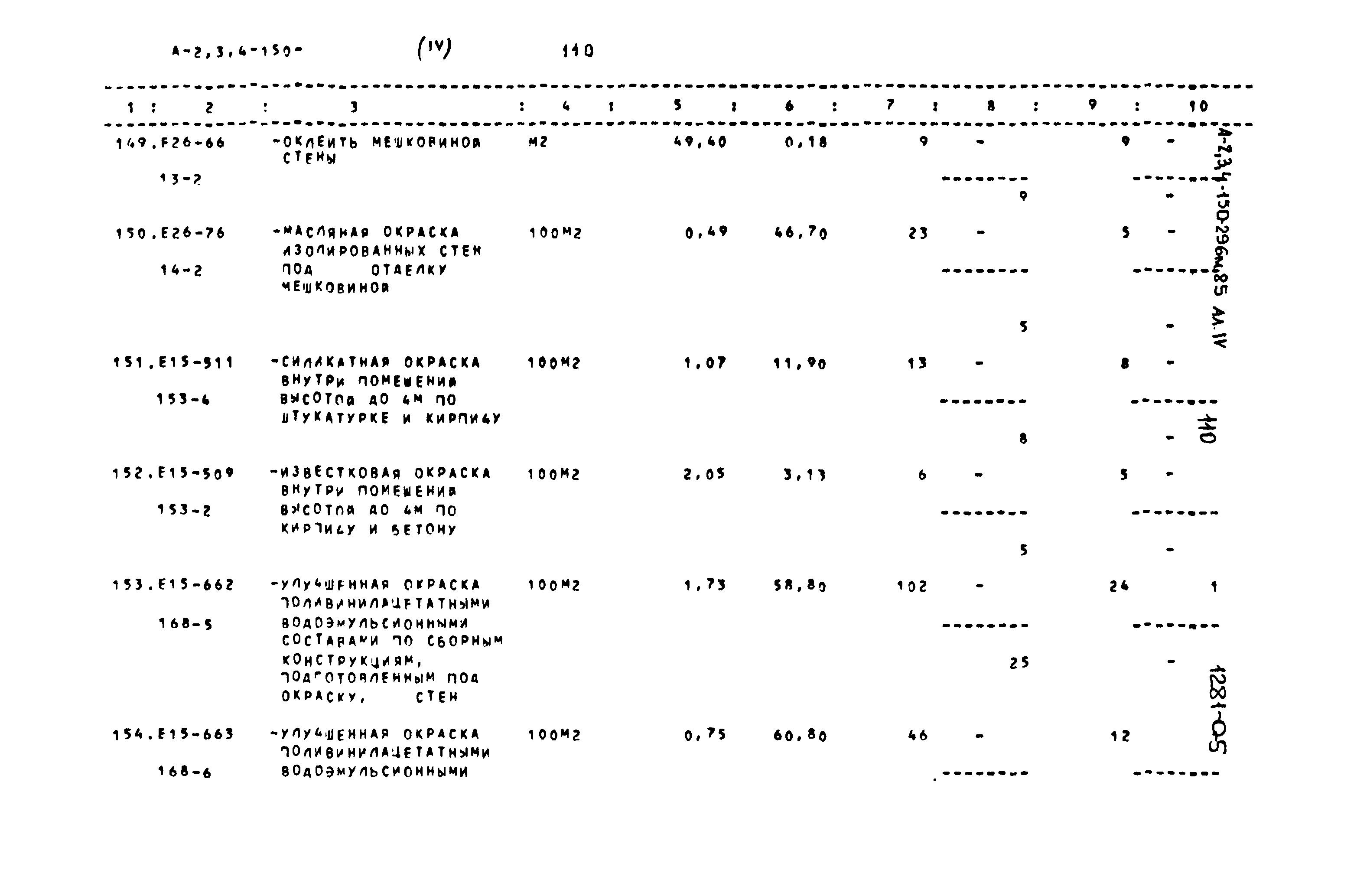 Типовой проект А-II,III,IV-150-296м.85