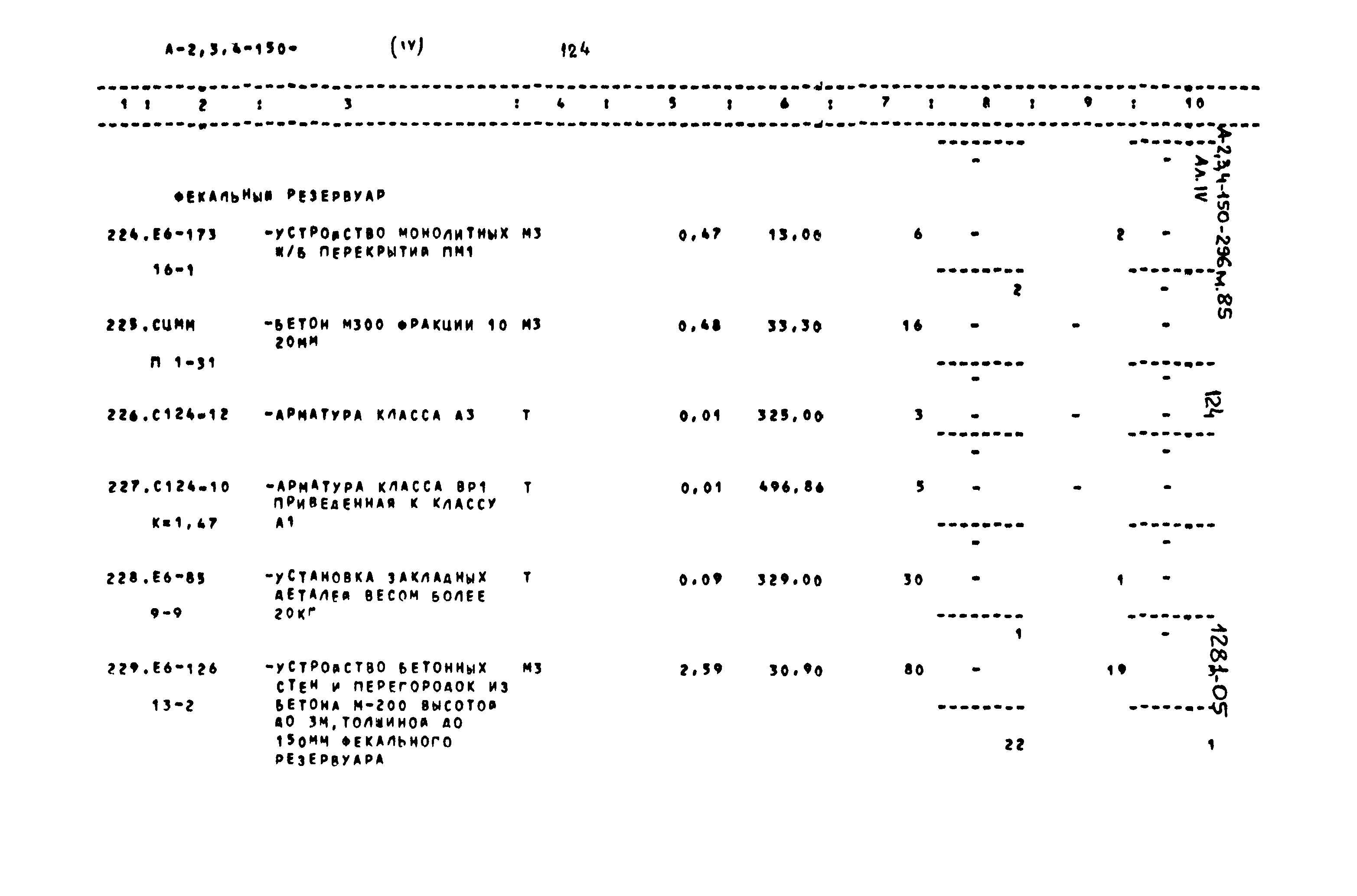Типовой проект А-II,III,IV-150-296м.85