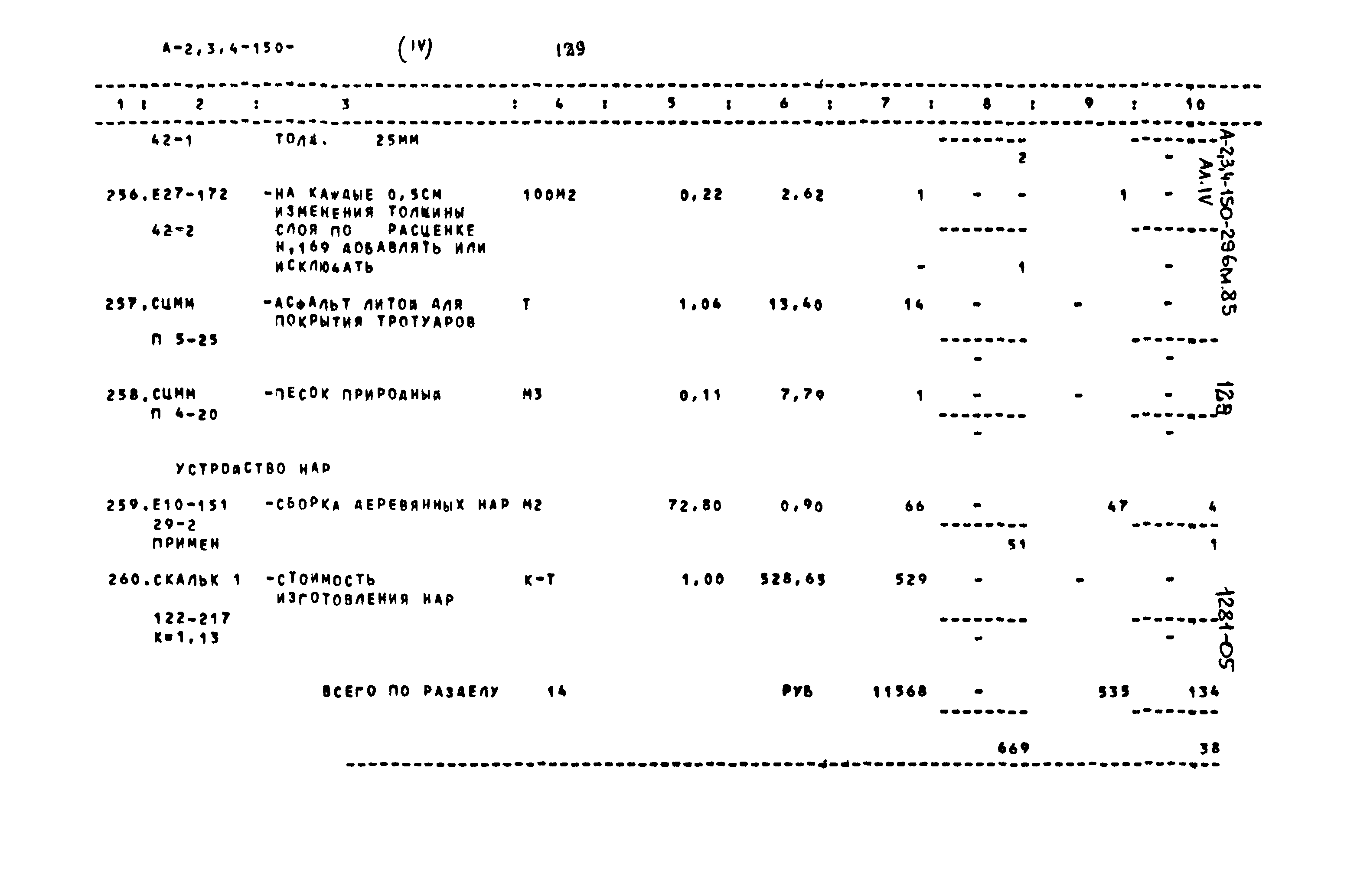 Типовой проект А-II,III,IV-150-296м.85