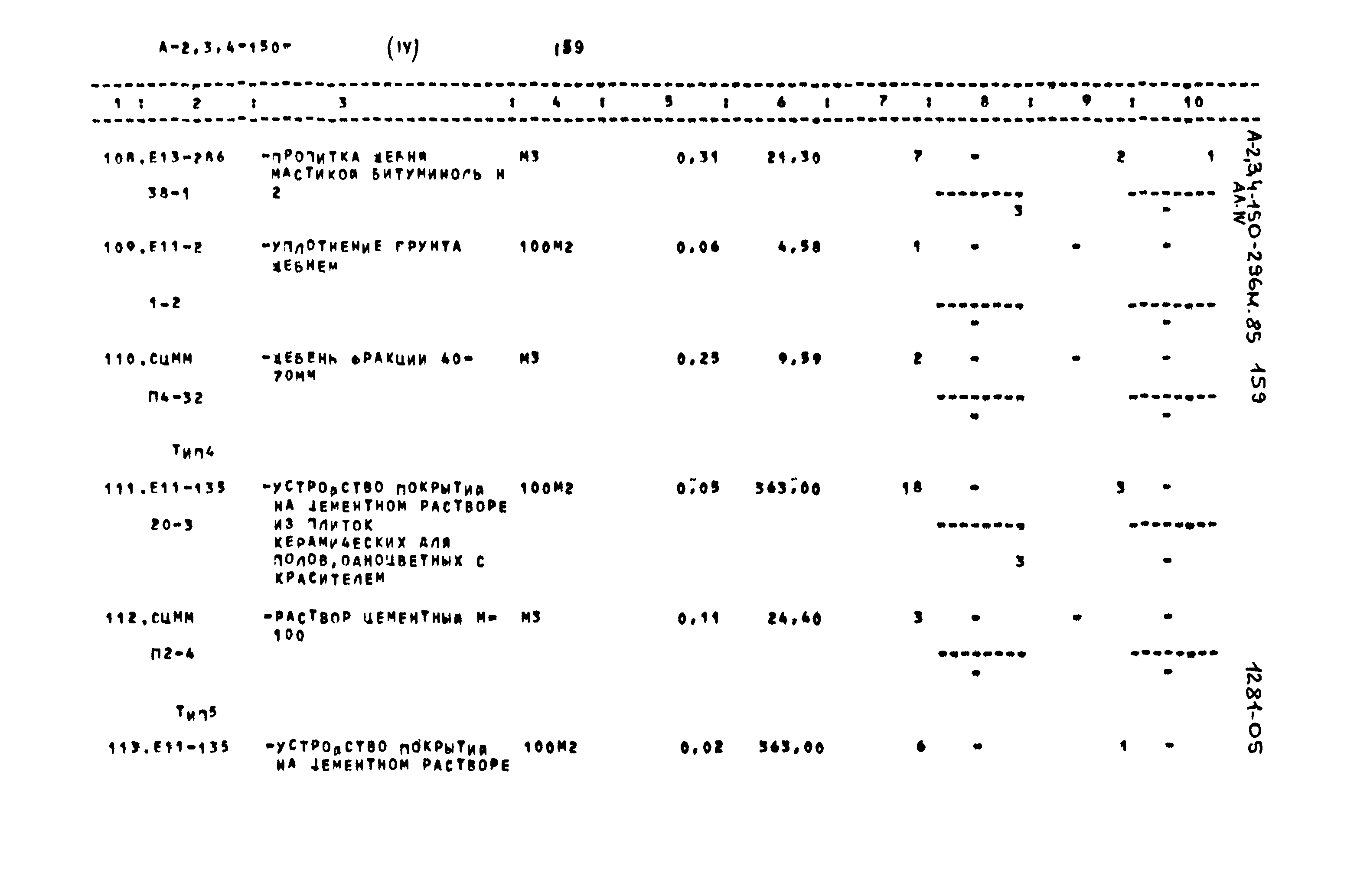 Типовой проект А-II,III,IV-150-296м.85