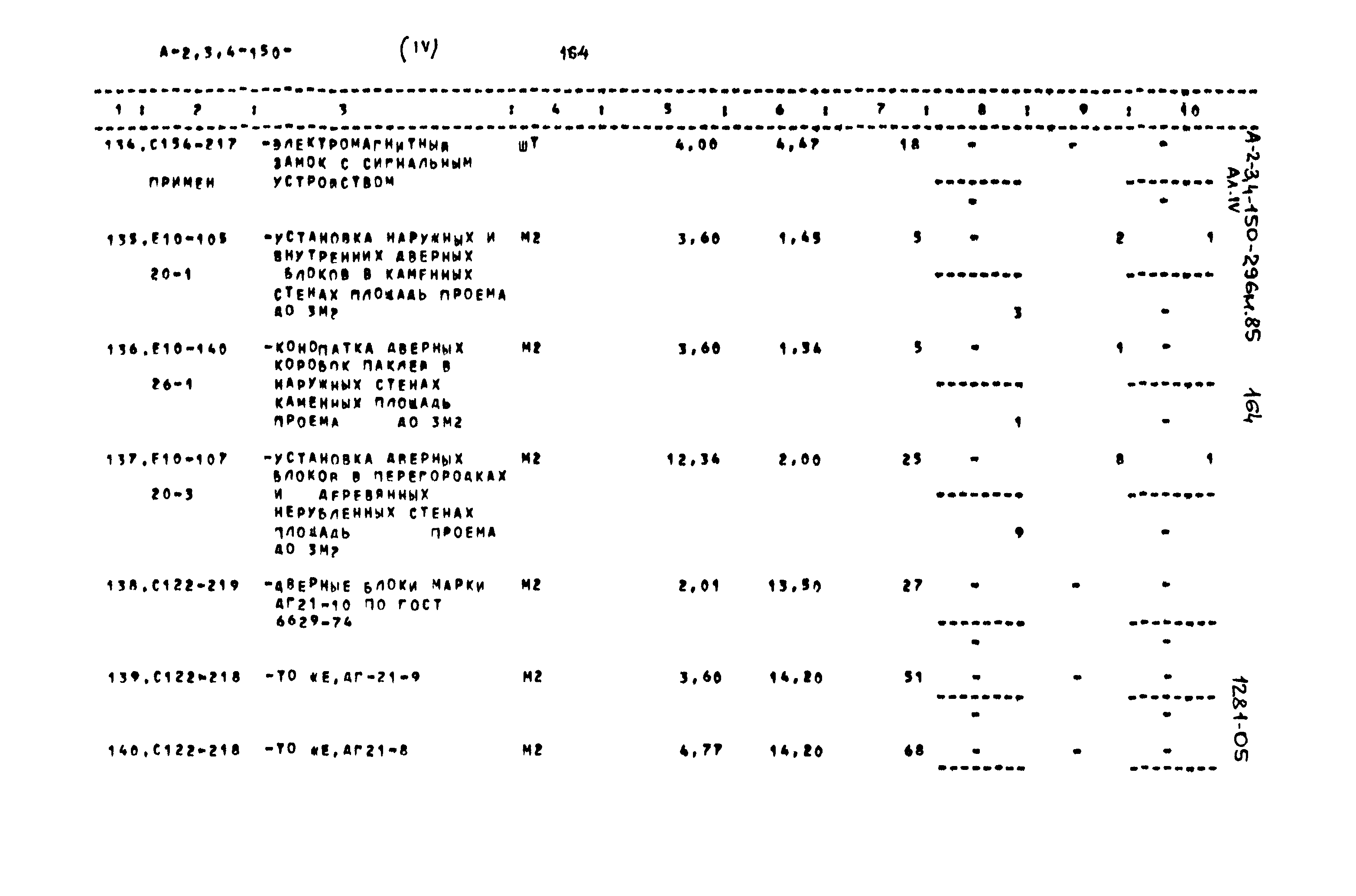 Типовой проект А-II,III,IV-150-296м.85