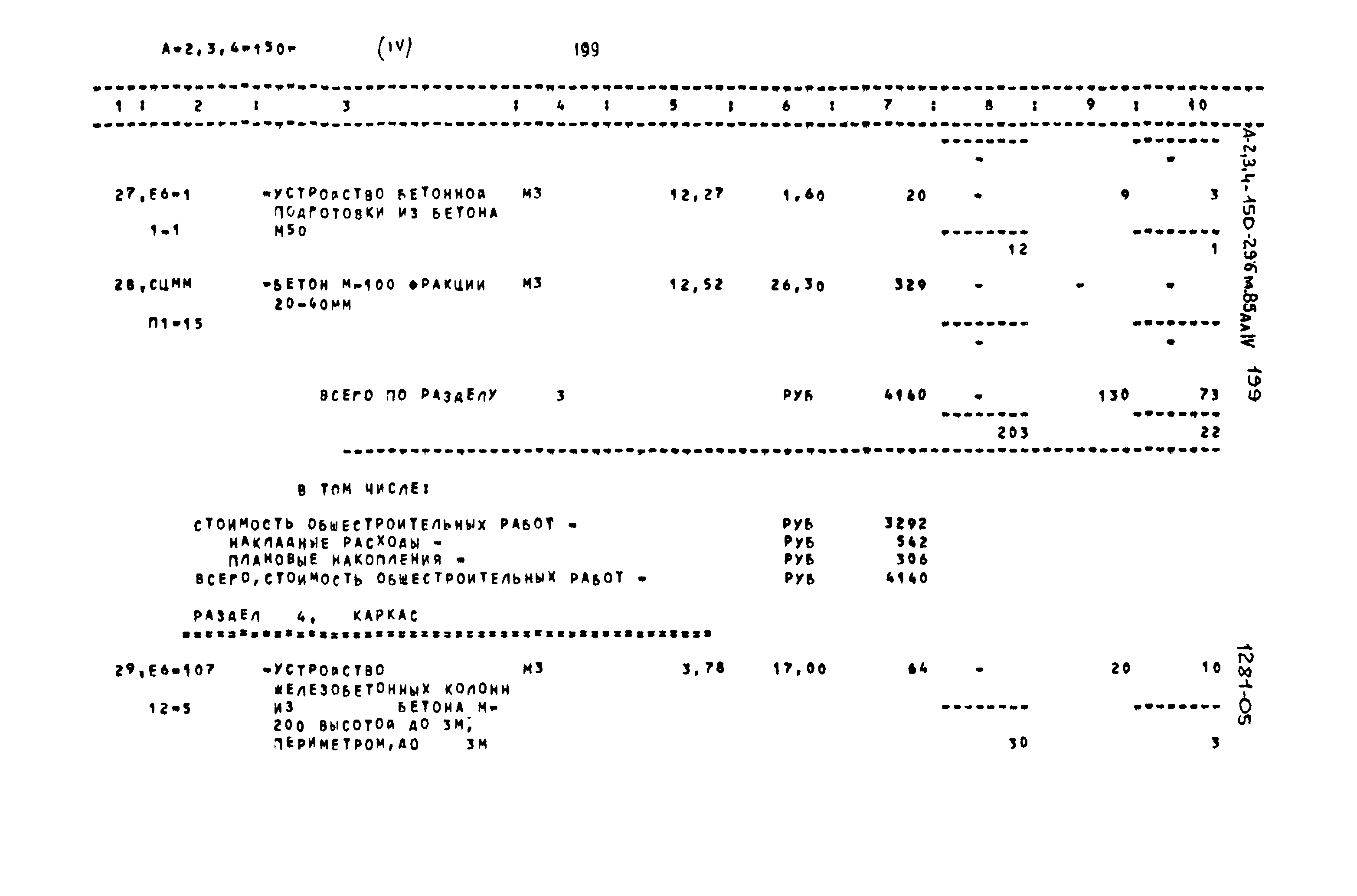 Типовой проект А-II,III,IV-150-296м.85