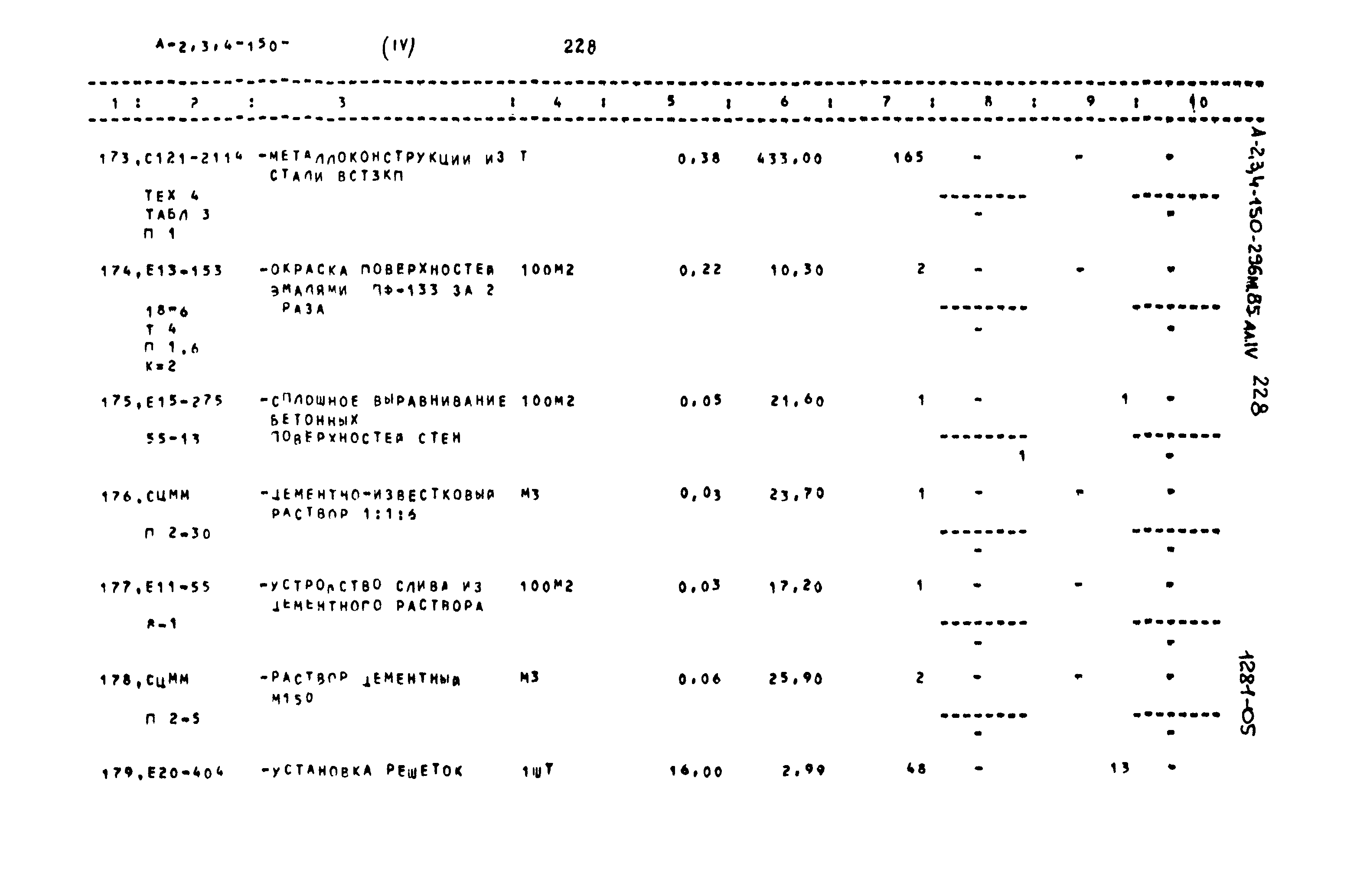 Типовой проект А-II,III,IV-150-296м.85