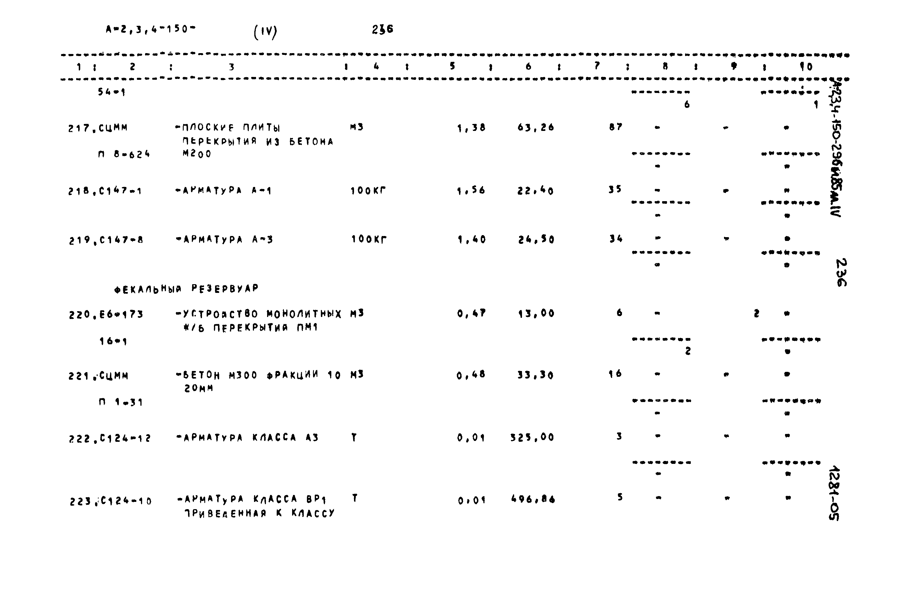 Типовой проект А-II,III,IV-150-296м.85