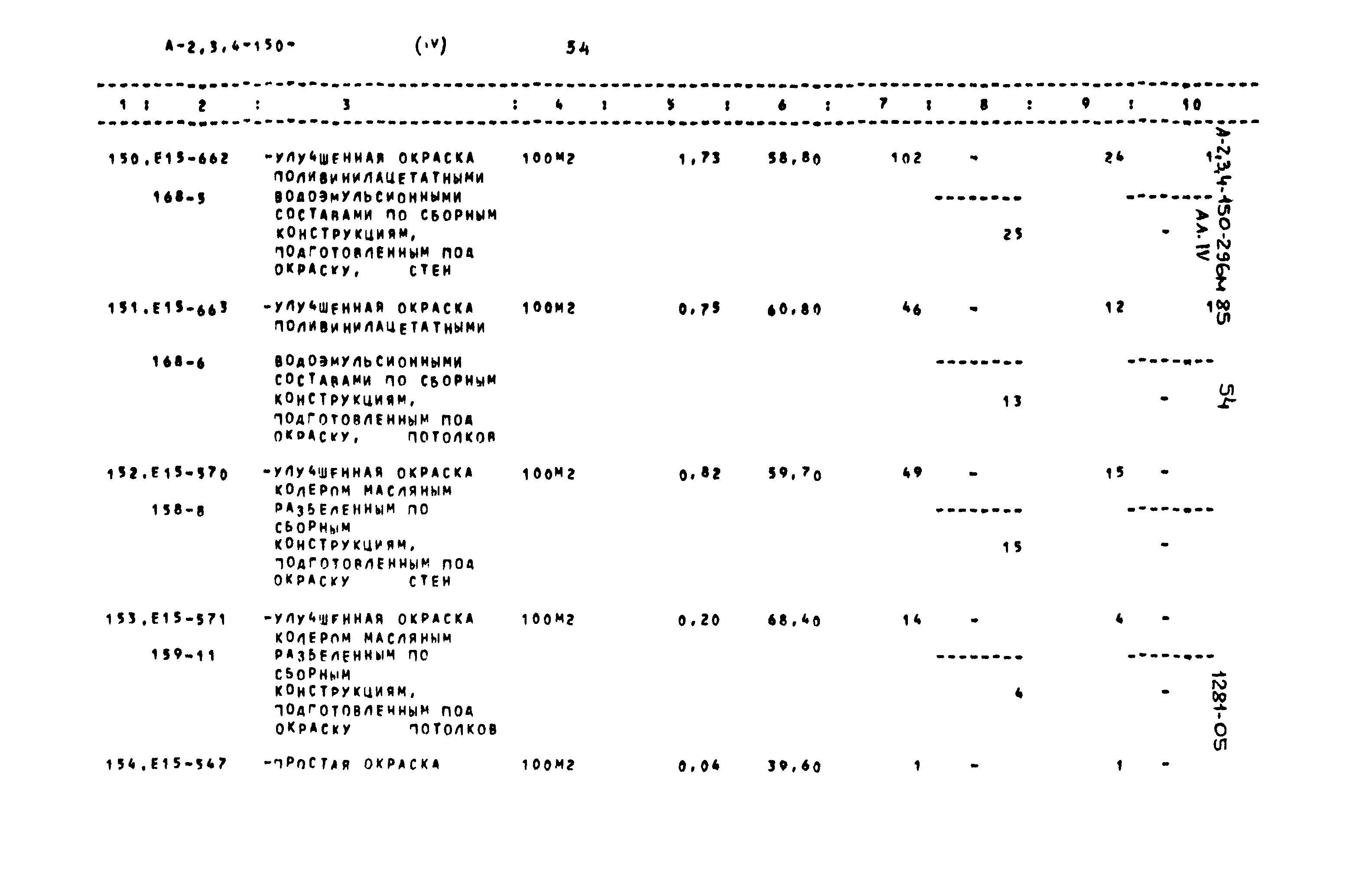 Типовой проект А-II,III,IV-150-296м.85