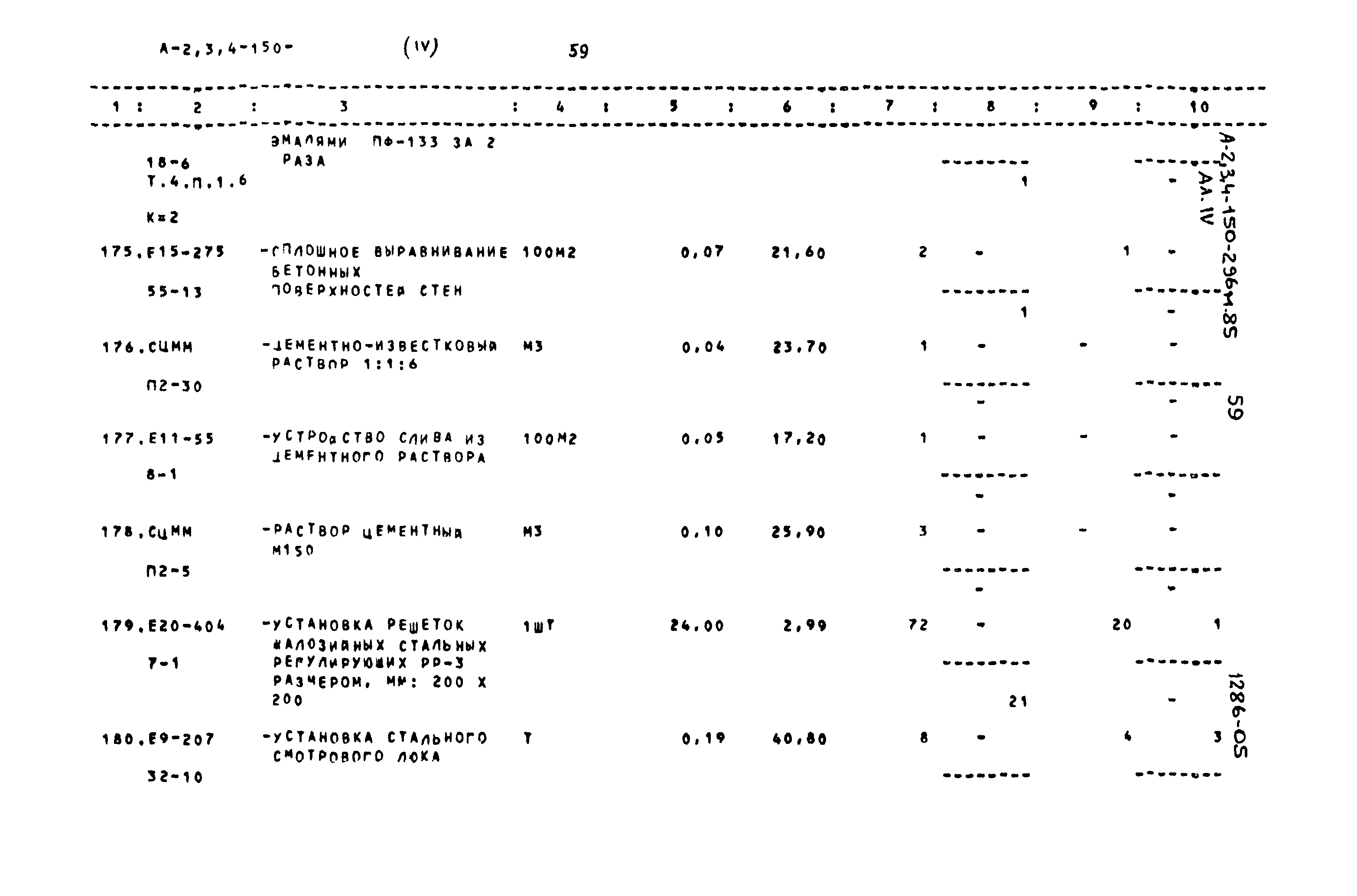Типовой проект А-II,III,IV-150-296м.85