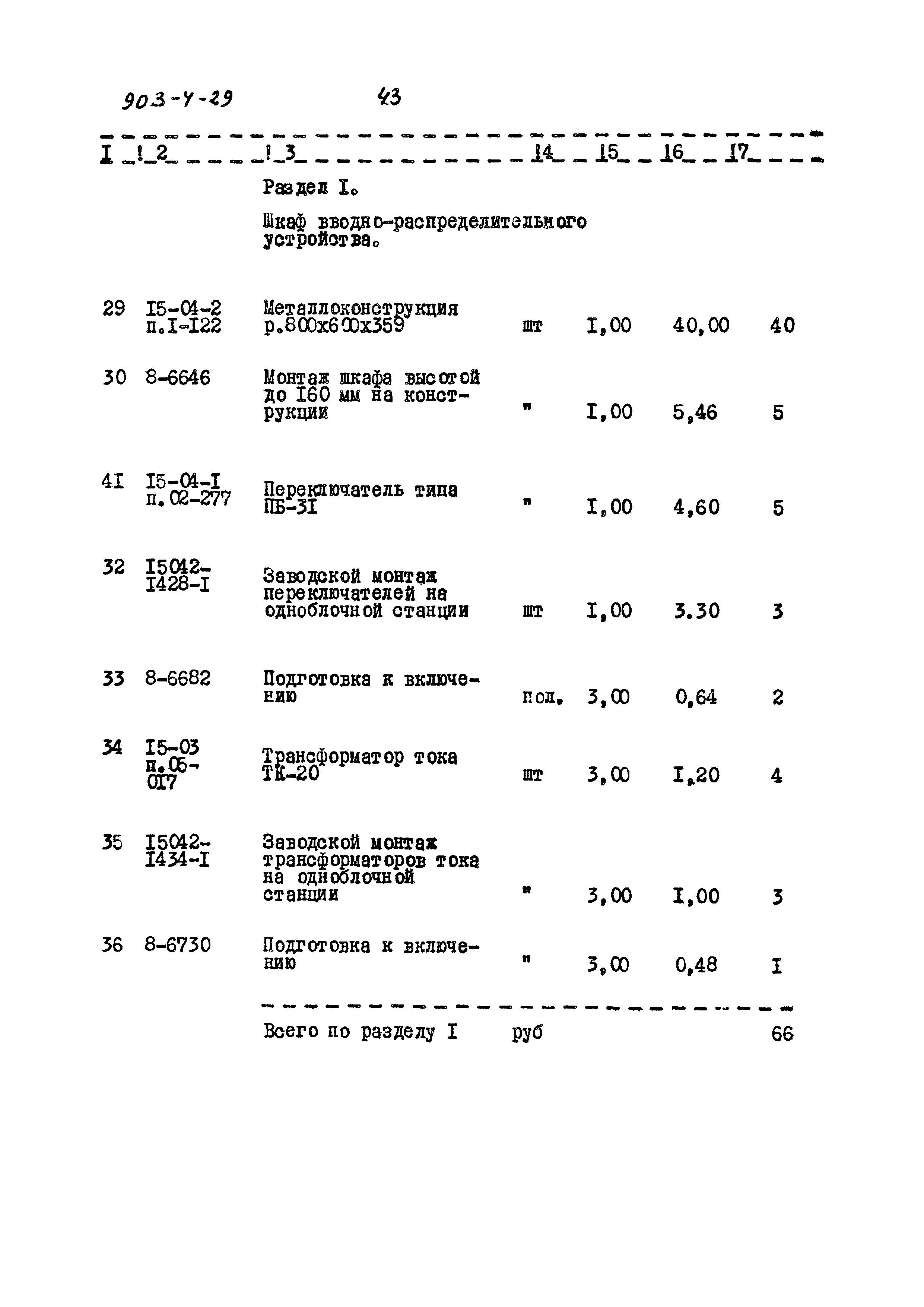 Типовой проект 903-4-29