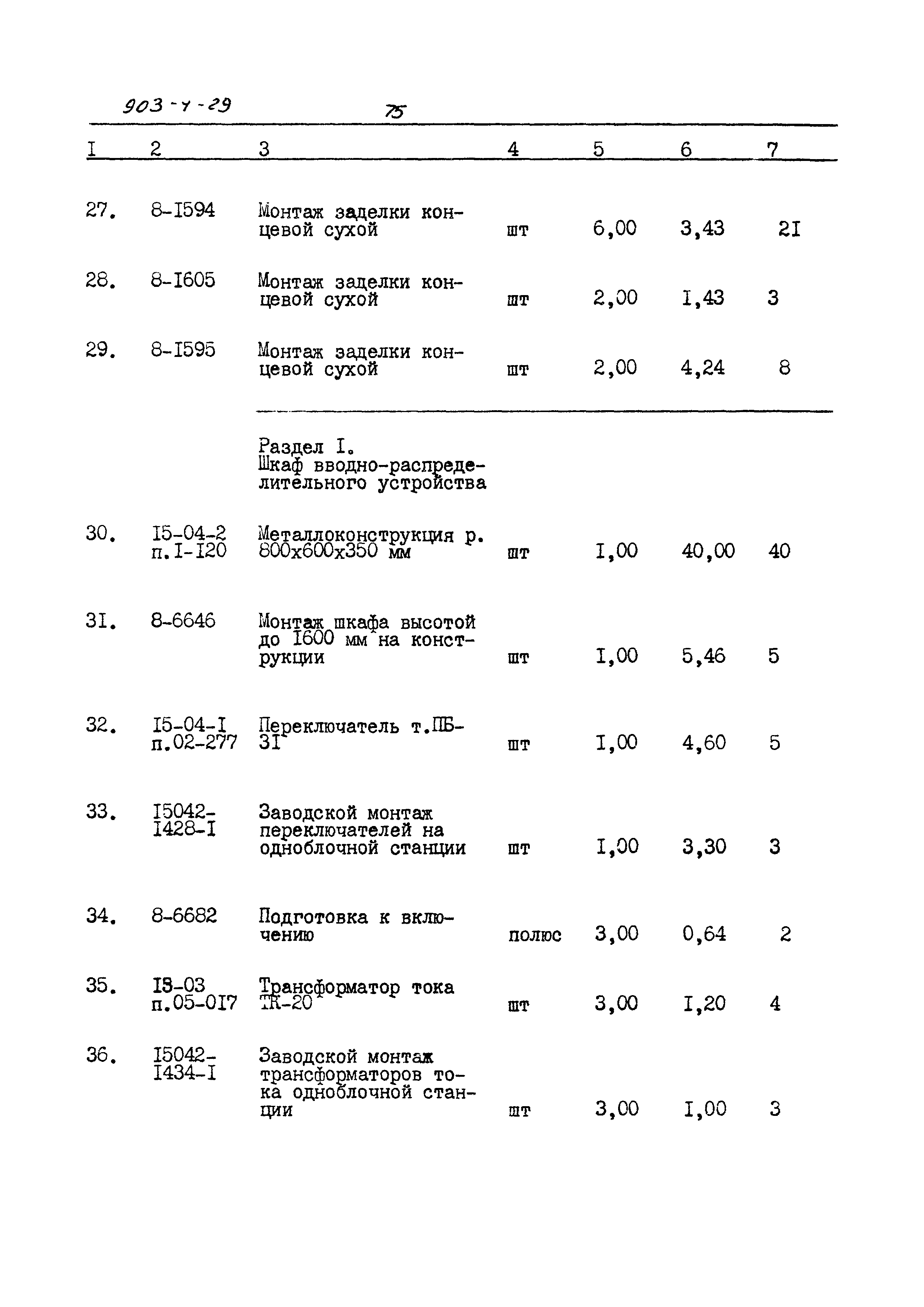 Типовой проект 903-4-29