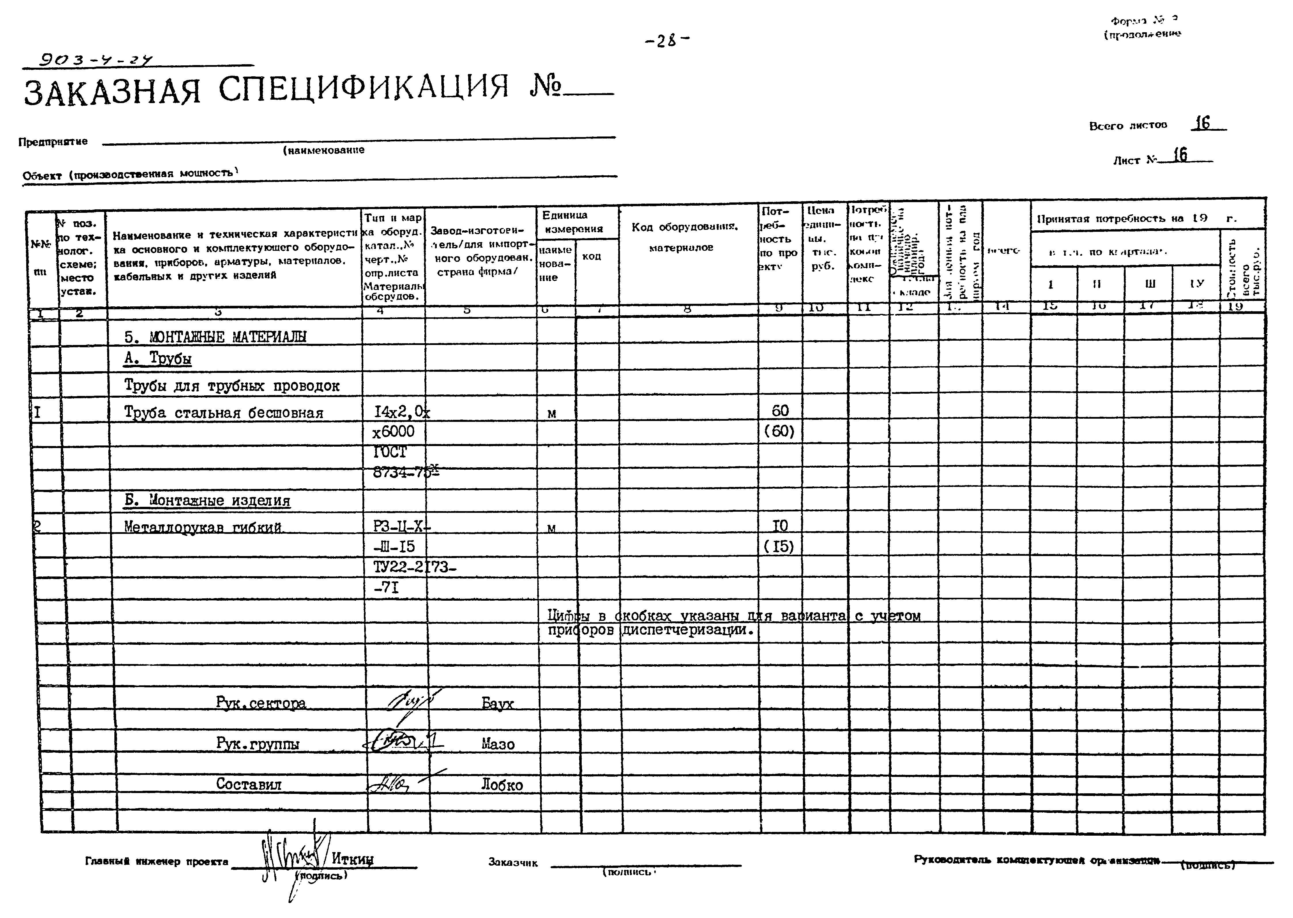 Типовой проект 903-4-24