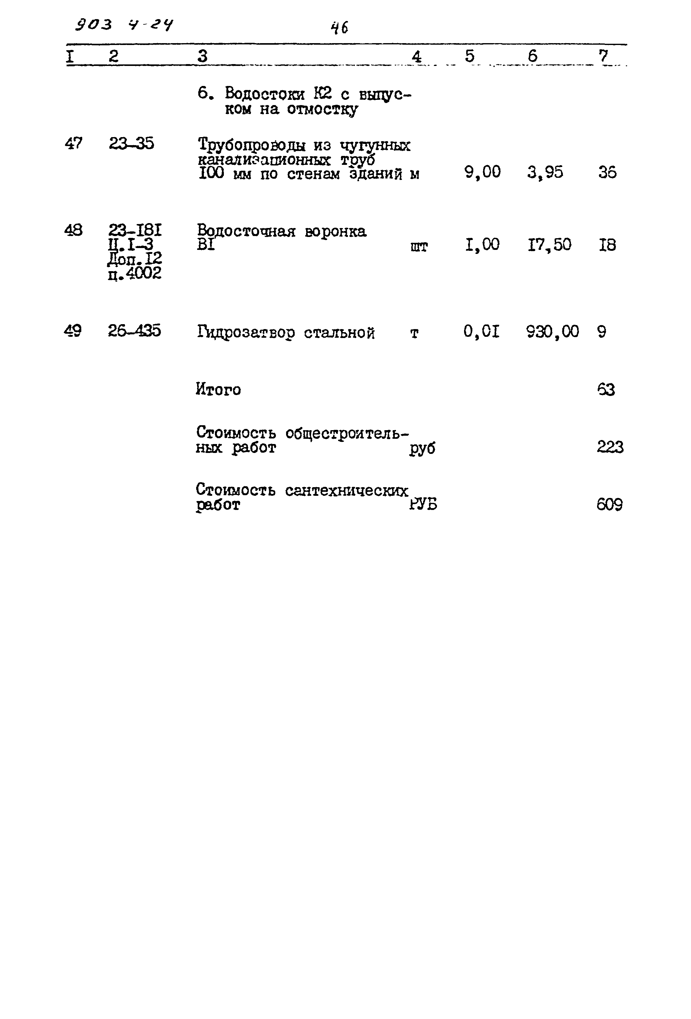 Типовой проект 903-4-24