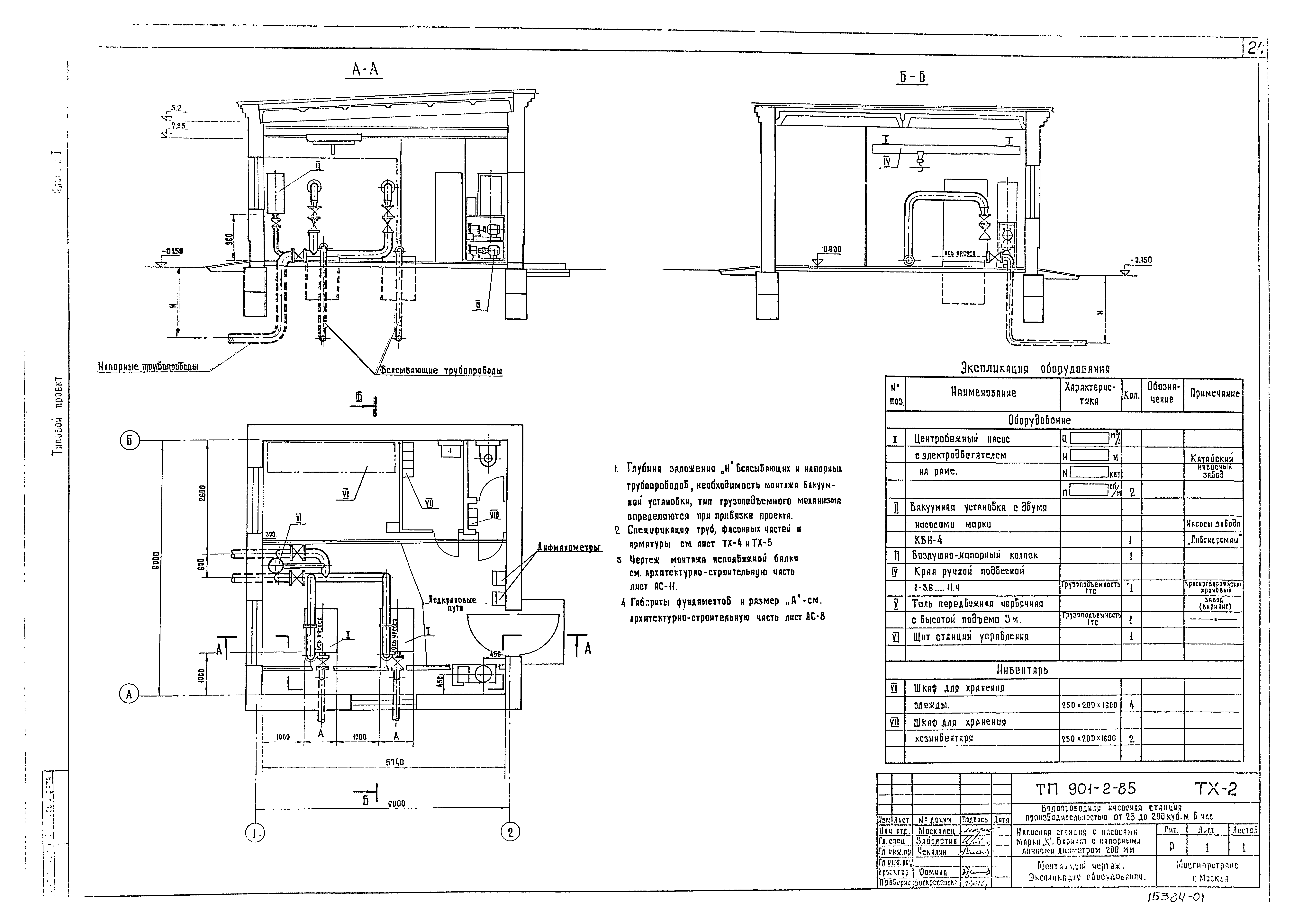 Типовой проект 901-2-85