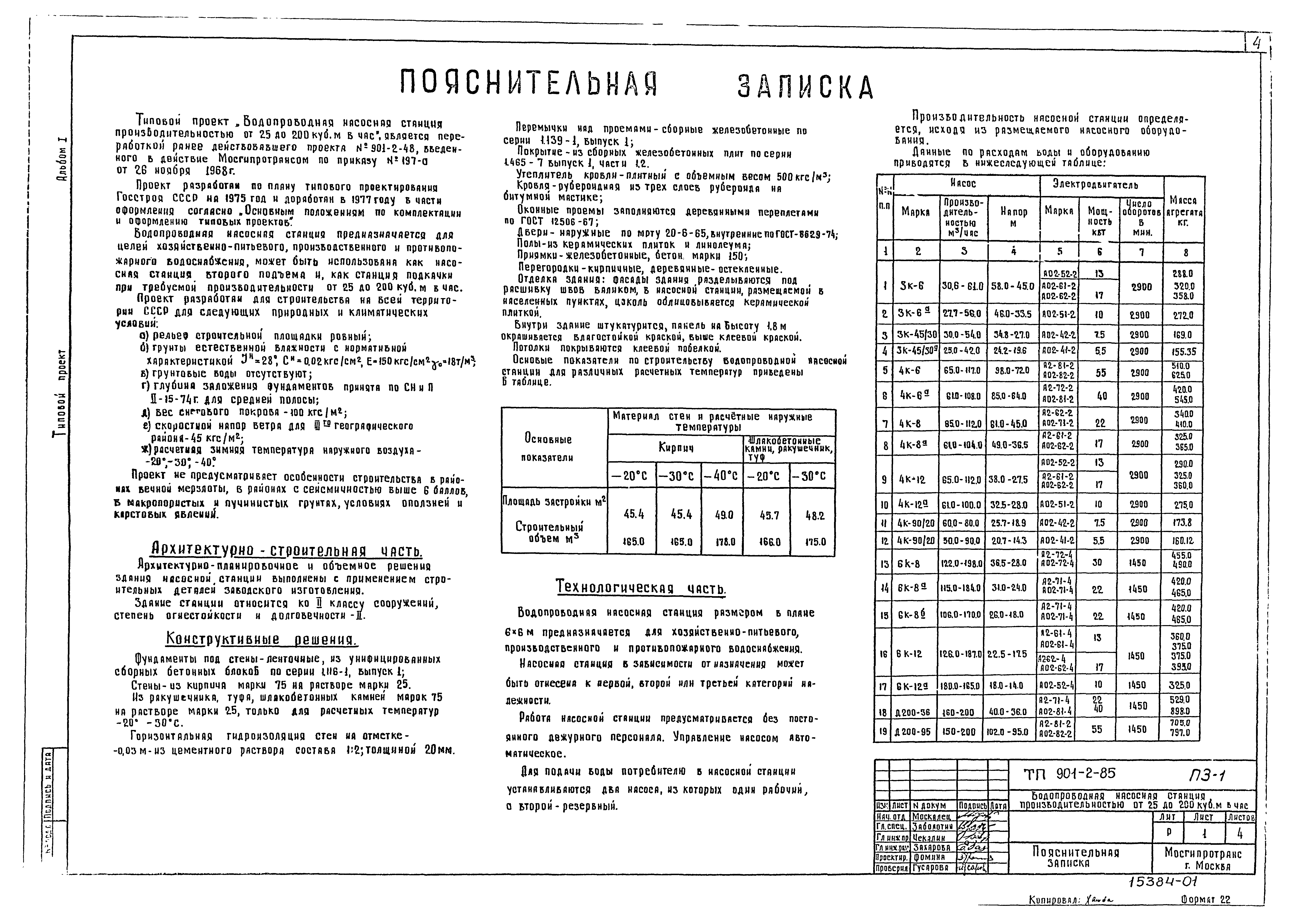Типовой проект 901-2-85