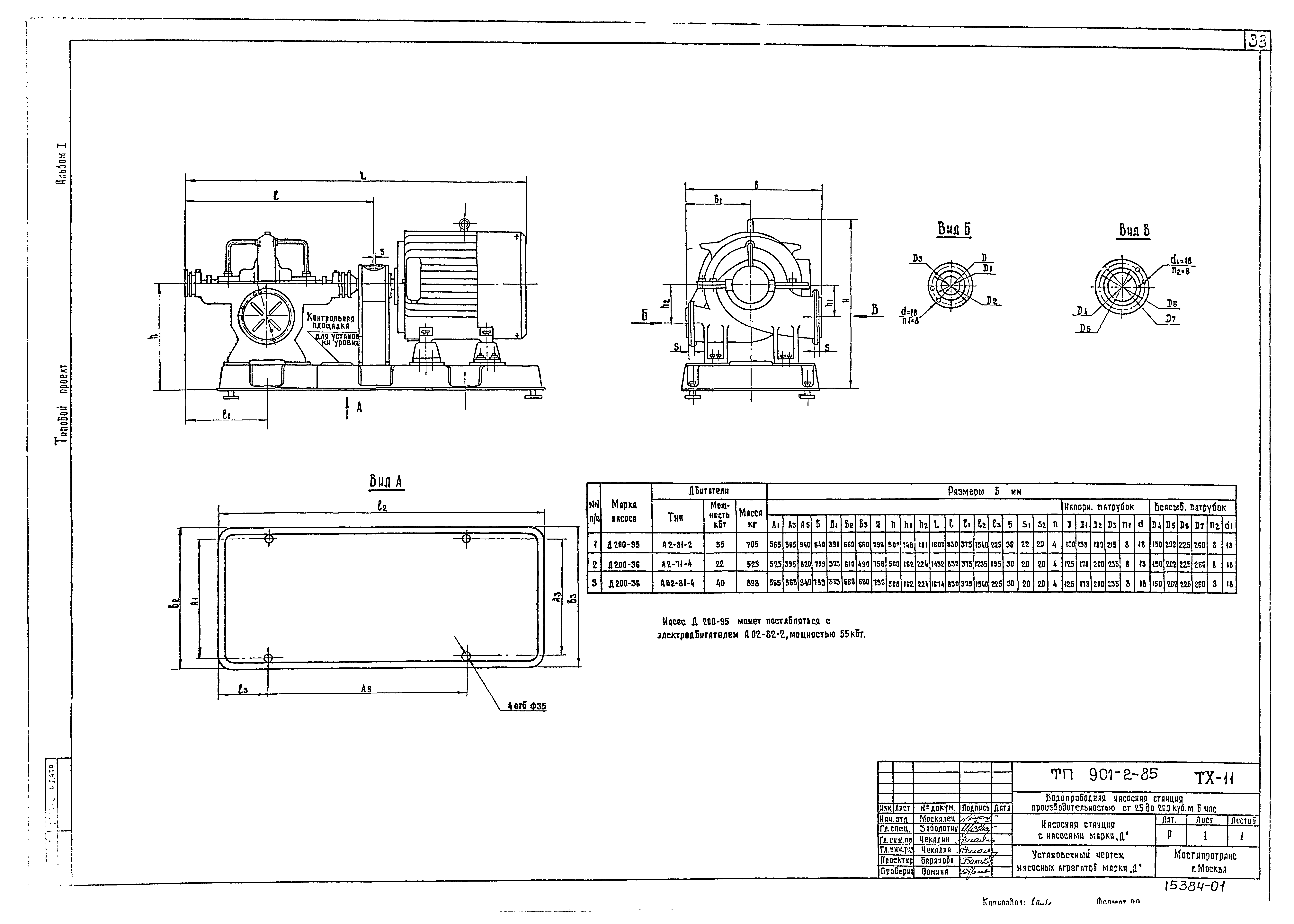 Типовой проект 901-2-85