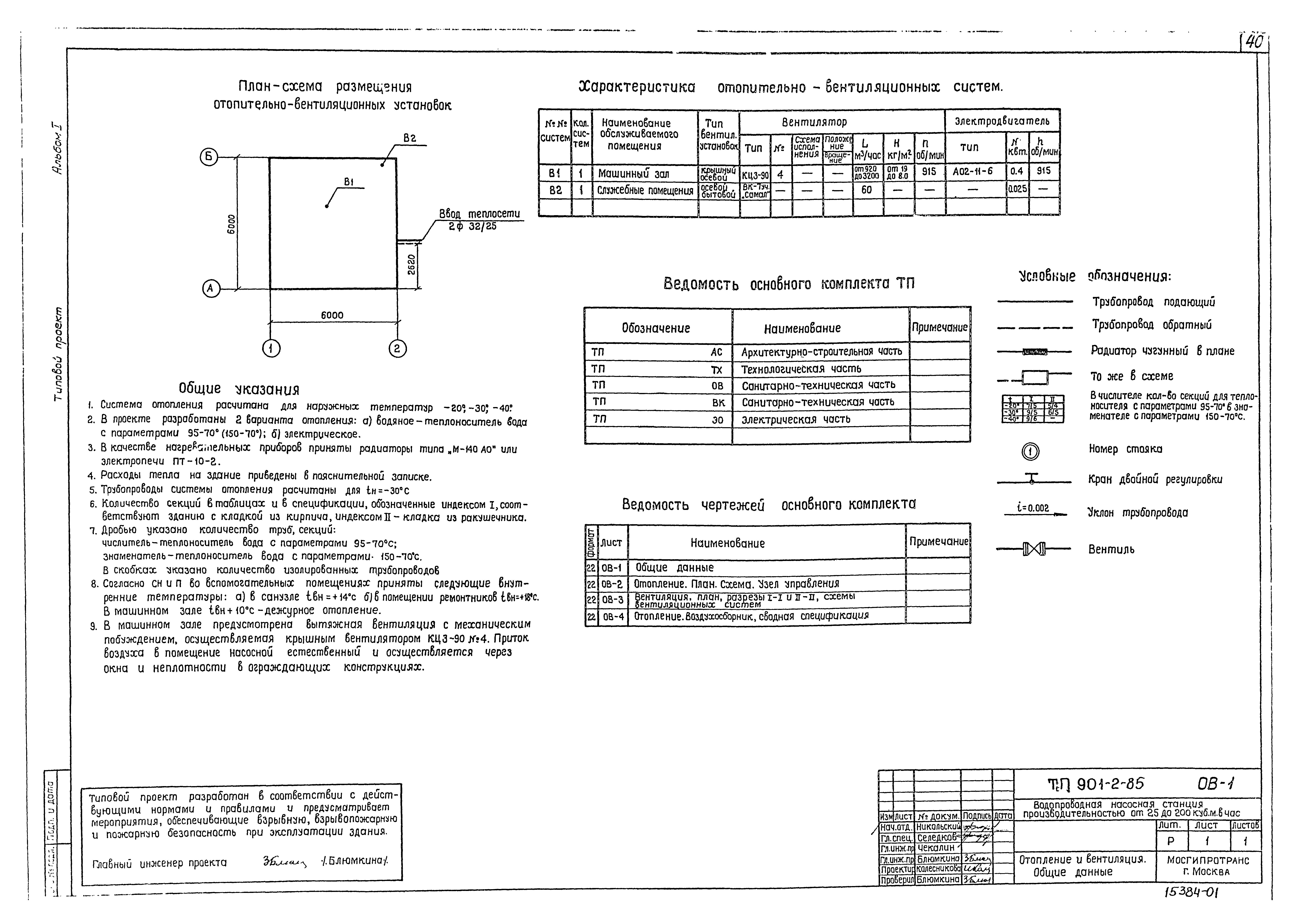 Типовой проект 901-2-85