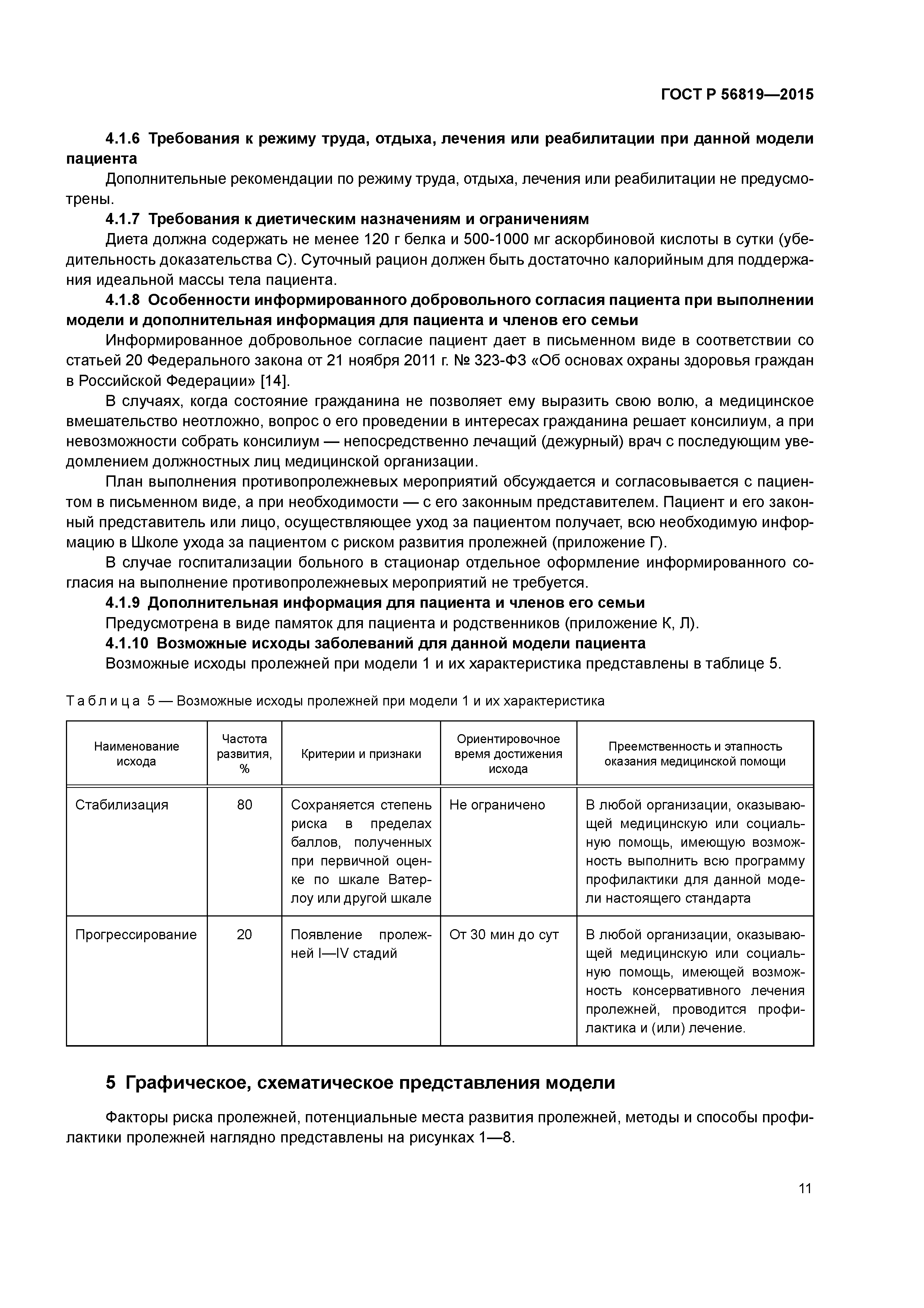 Скачать ГОСТ Р 56819-2015 Надлежащая медицинская практика. Инфологическая  модель. Профилактика пролежней