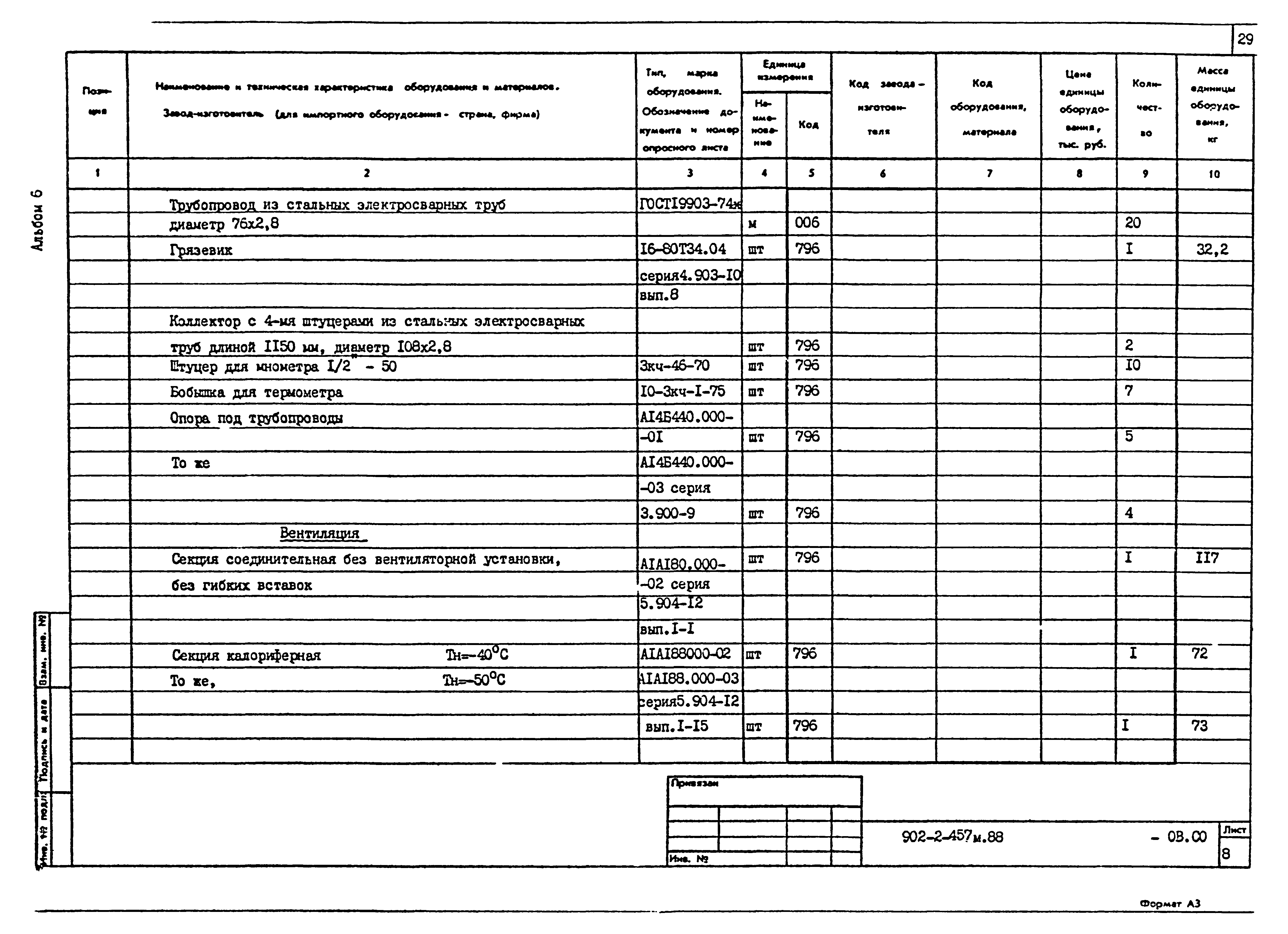 Типовой проект 902-2-457м.88