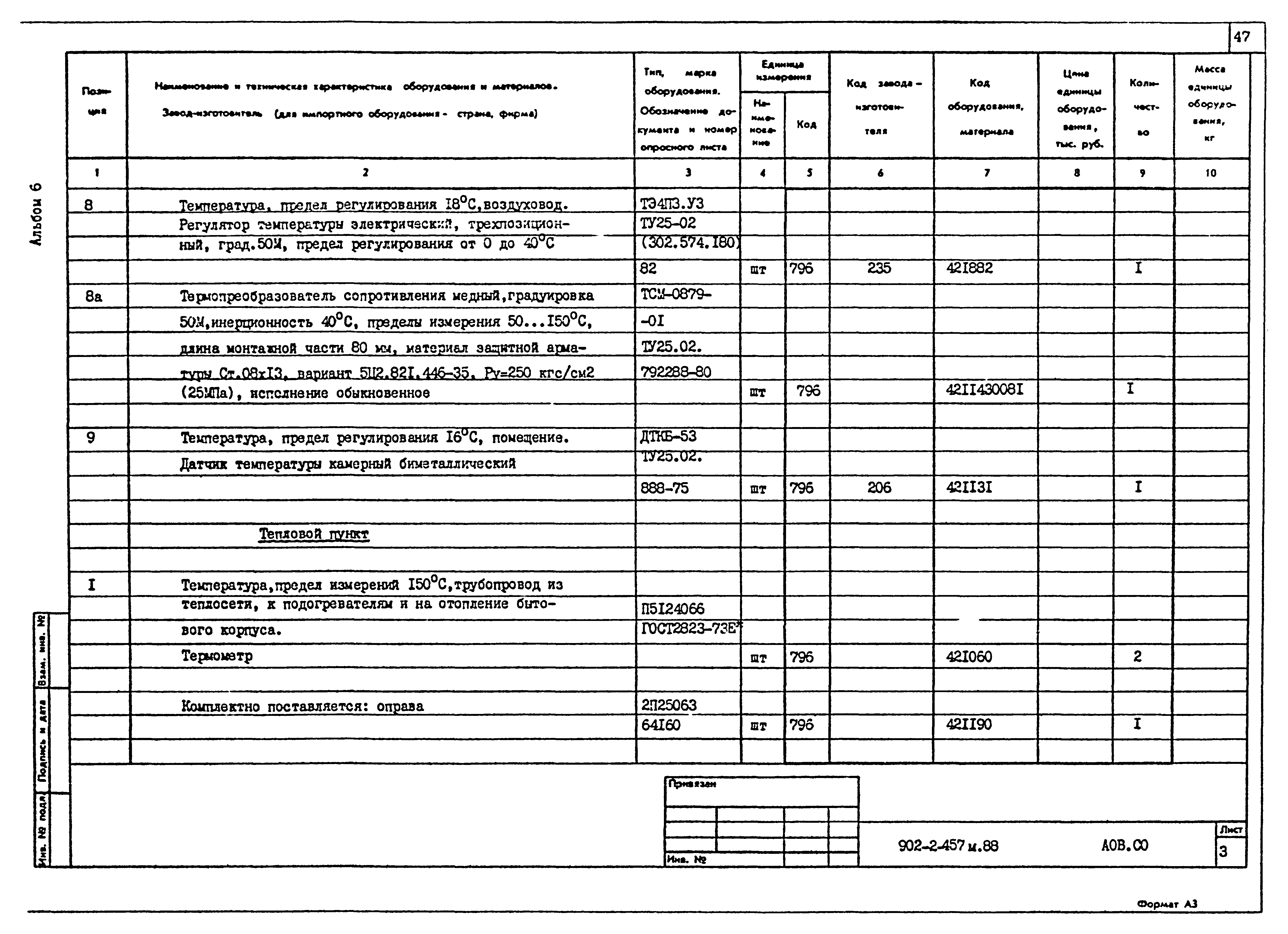 Типовой проект 902-2-457м.88