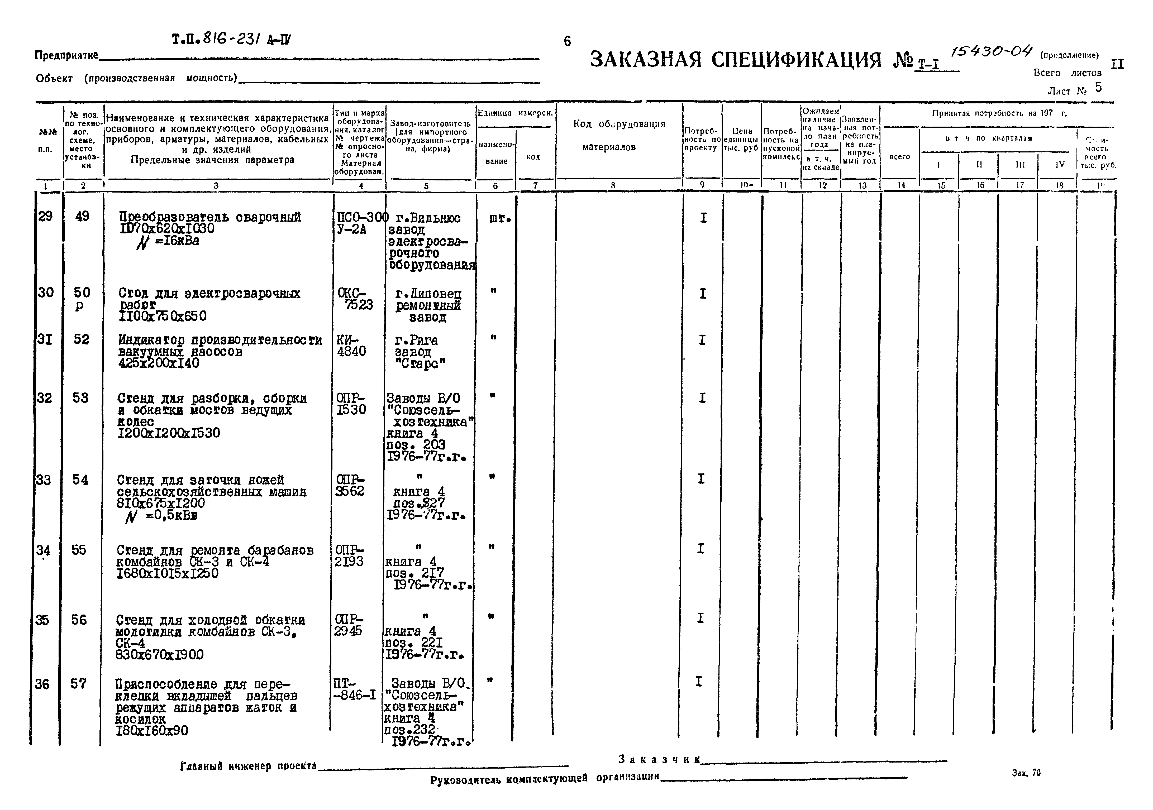 Типовой проект 816-231