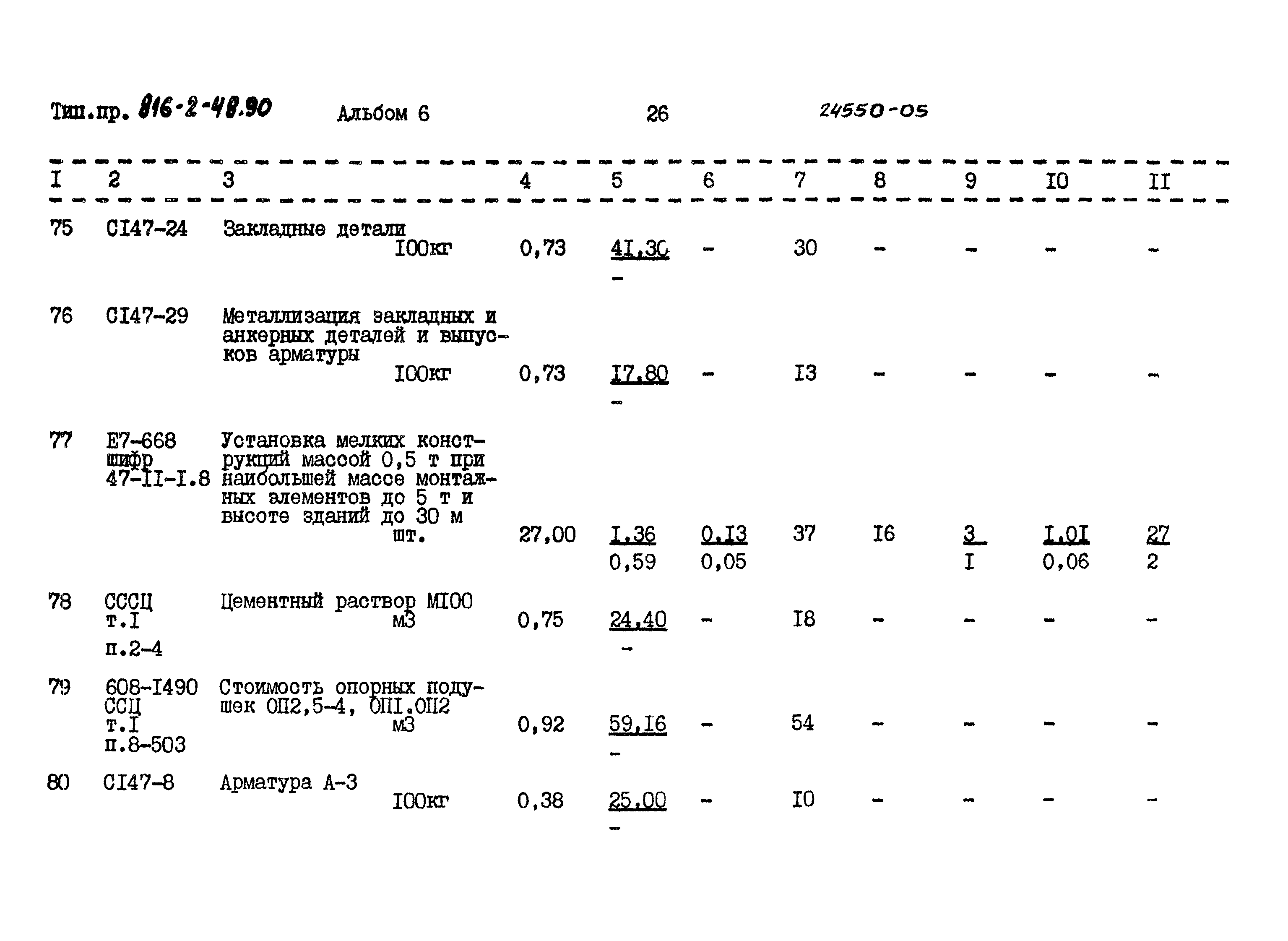 Типовой проект 816-2-48.90