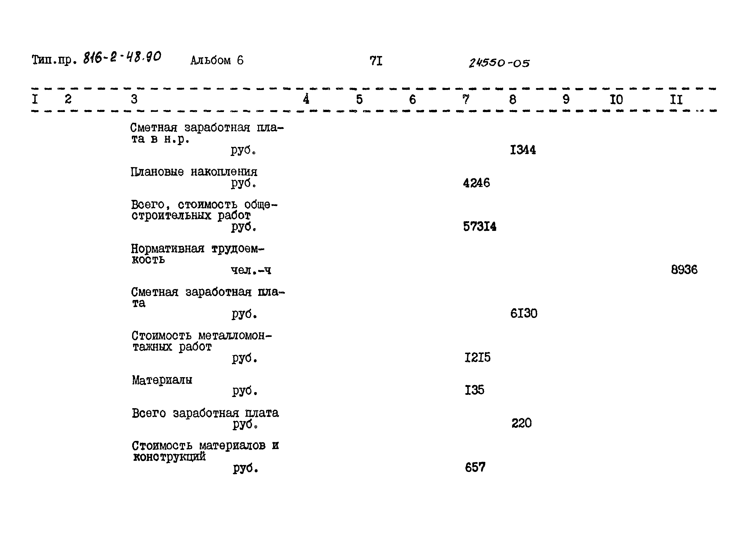 Типовой проект 816-2-48.90