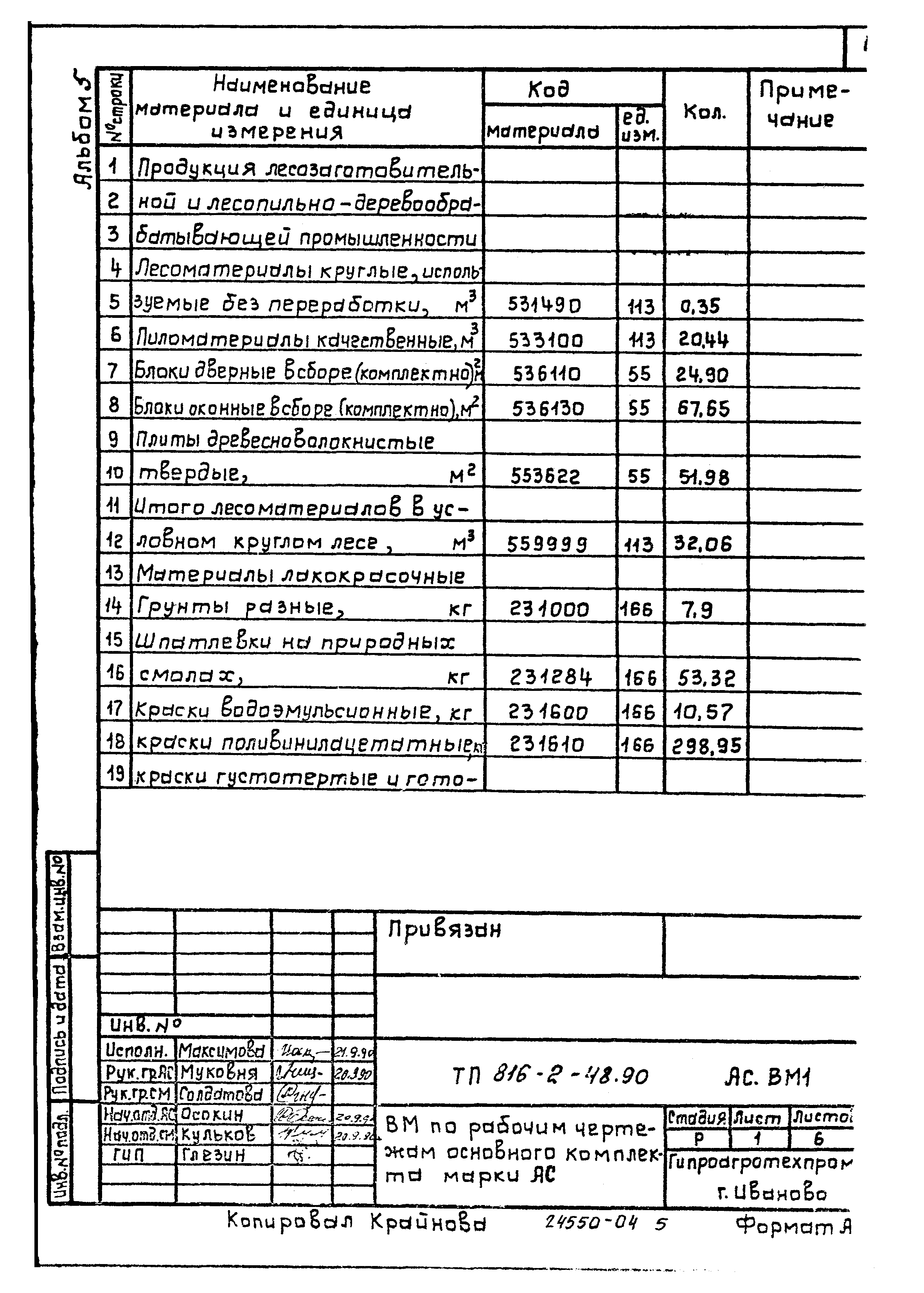 Типовой проект 816-2-48.90