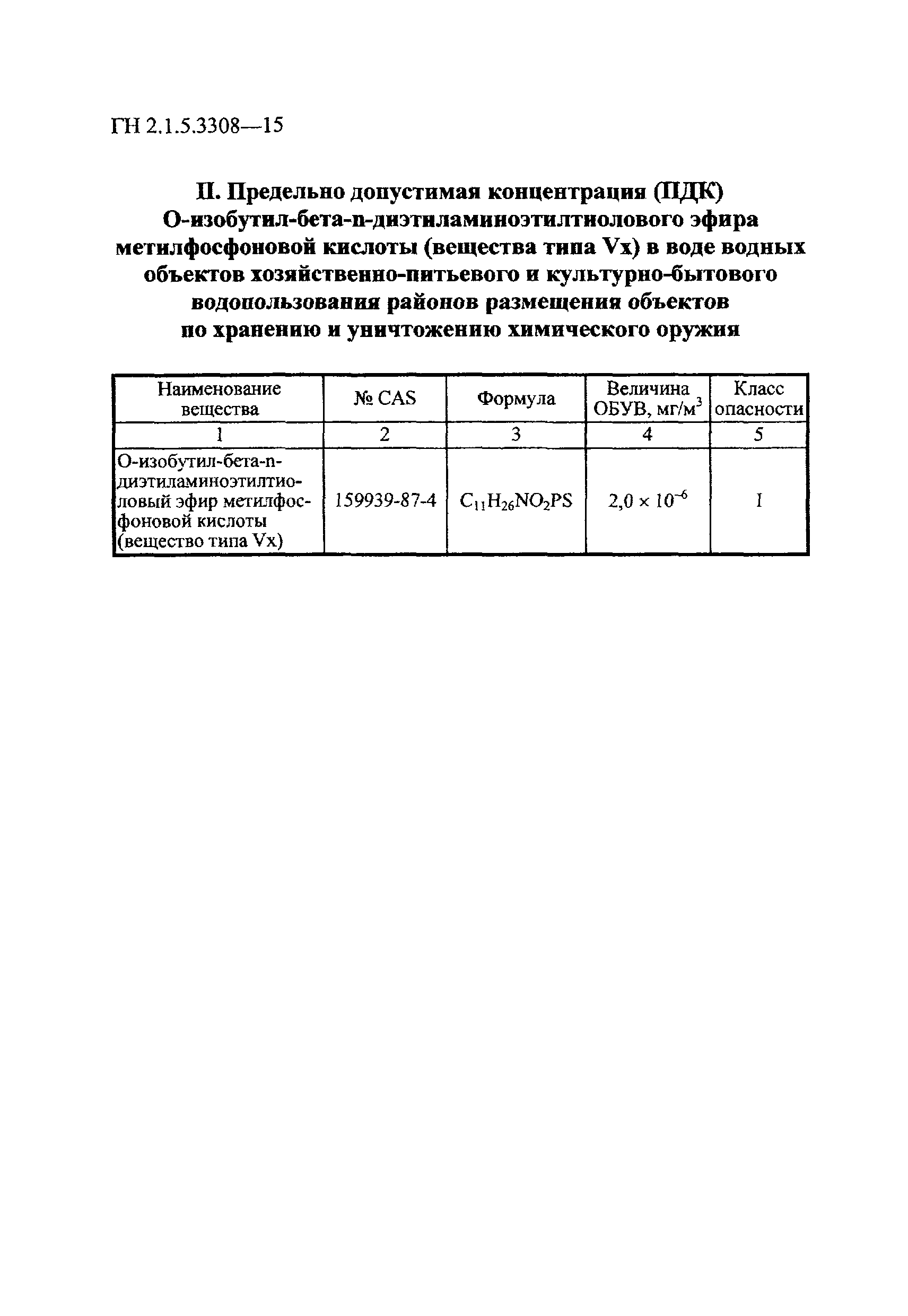 ГН 2.1.5.3308-15