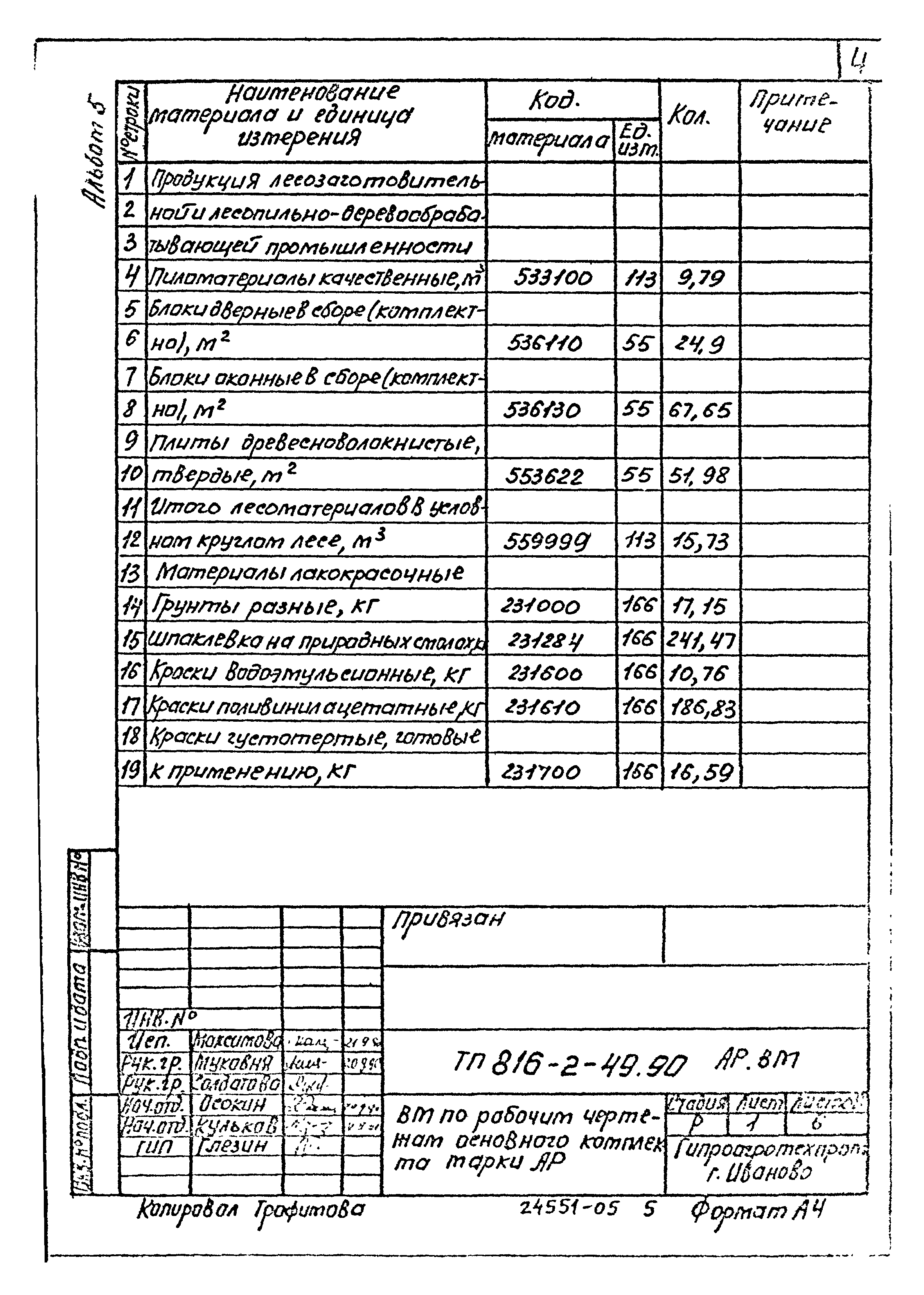 Типовой проект 816-2-49.90