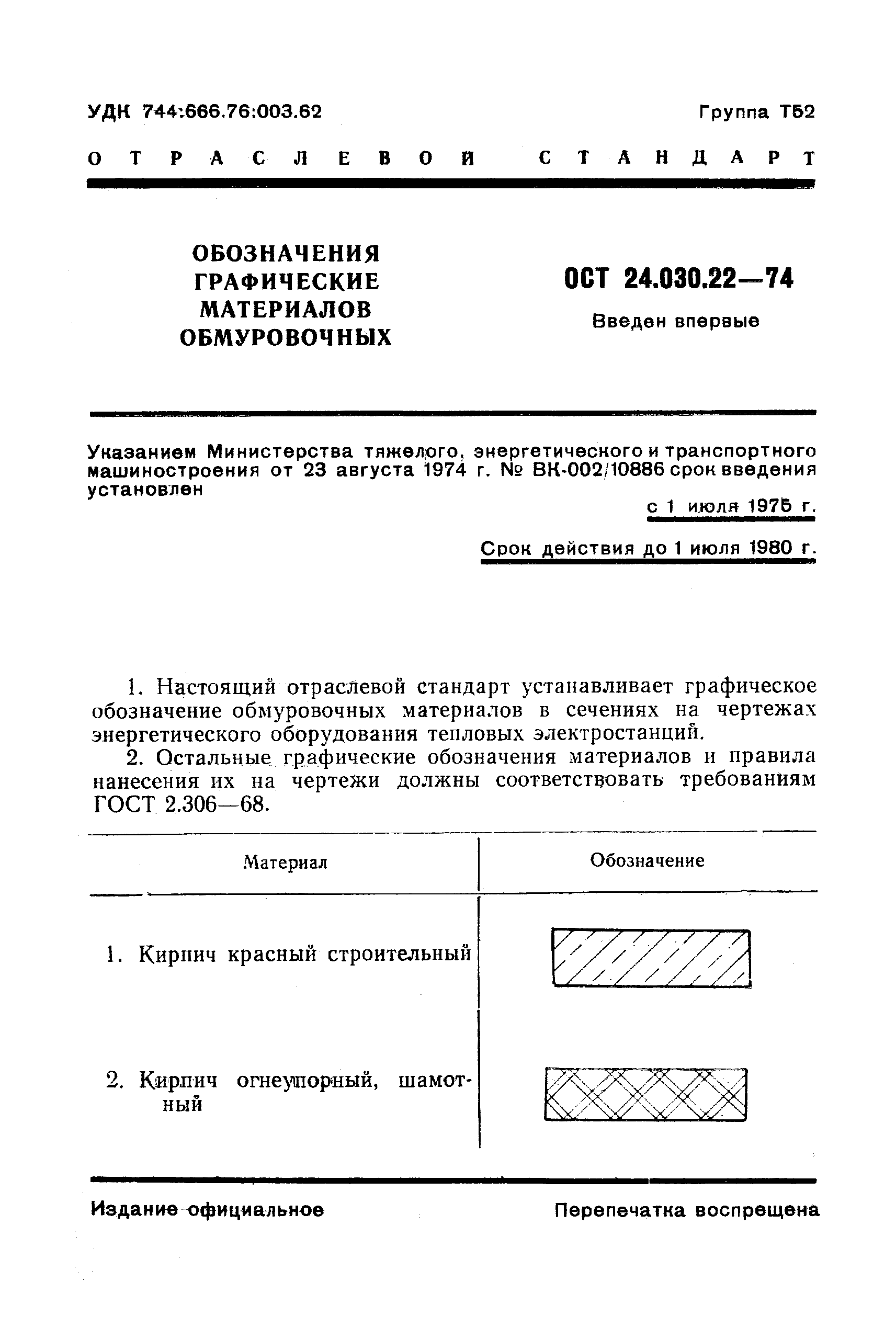 ОСТ 24.030.22-74