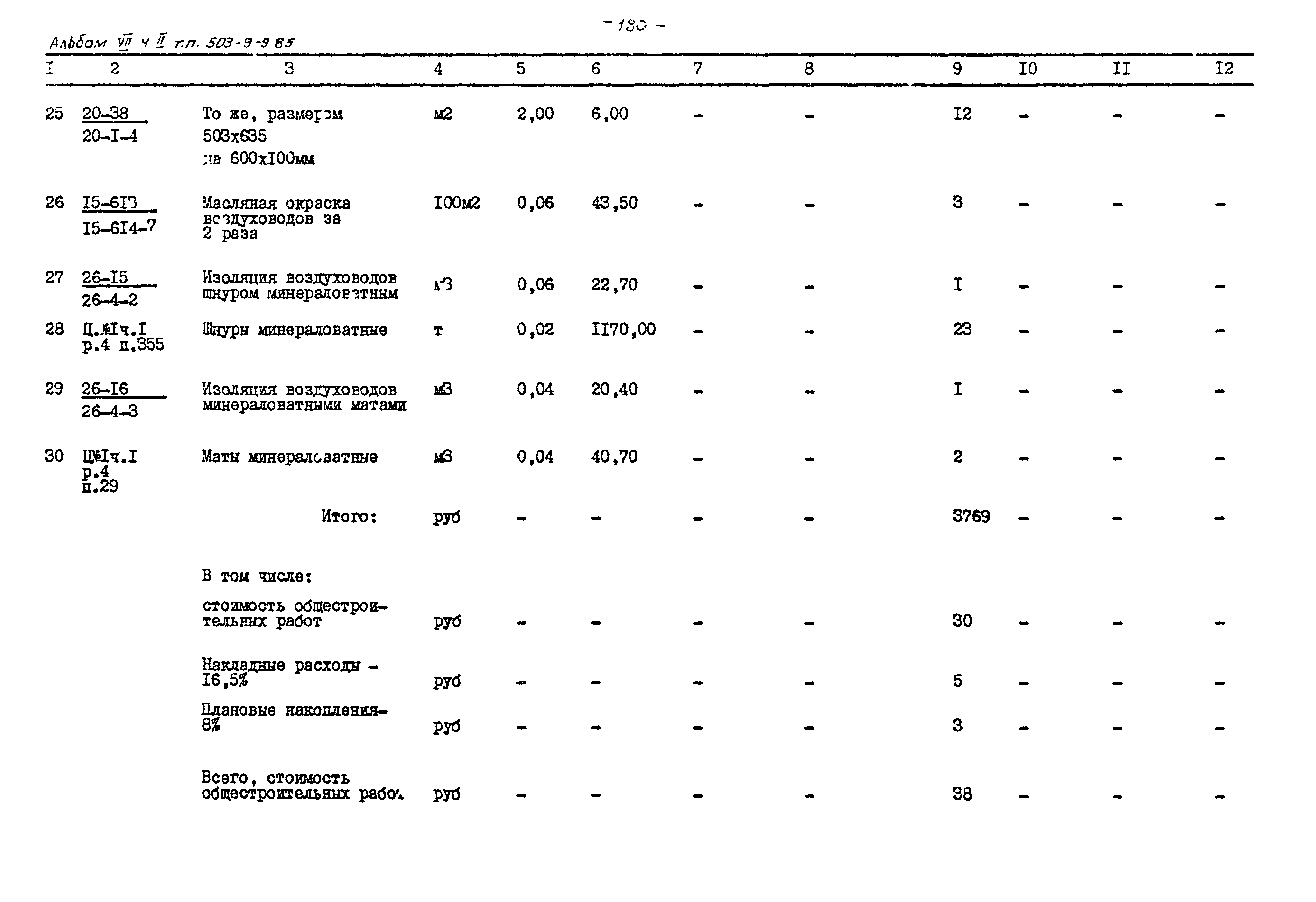 Типовой проект 503-9-9.85