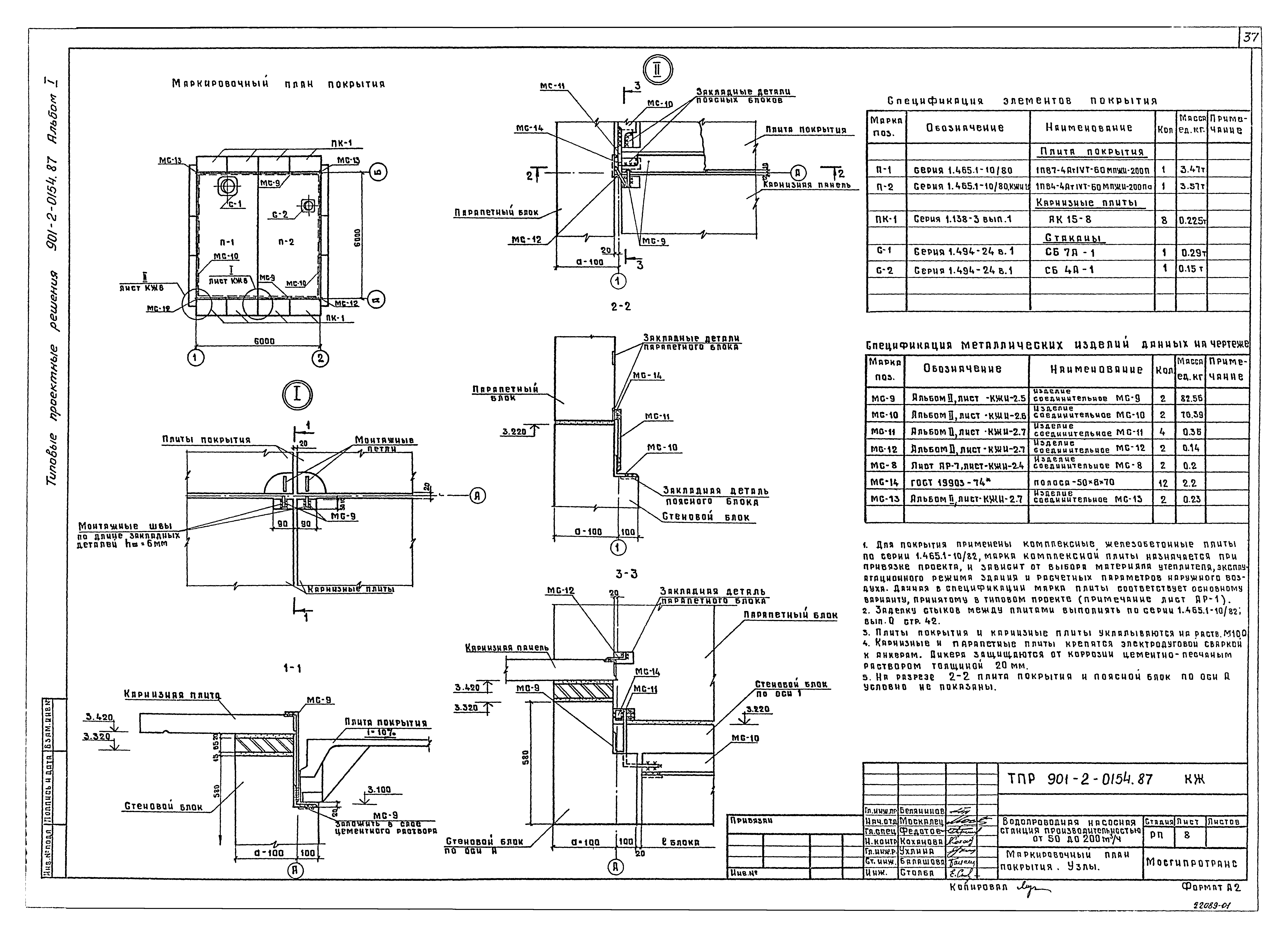 Типовые проектные решения 901-2-0154.87