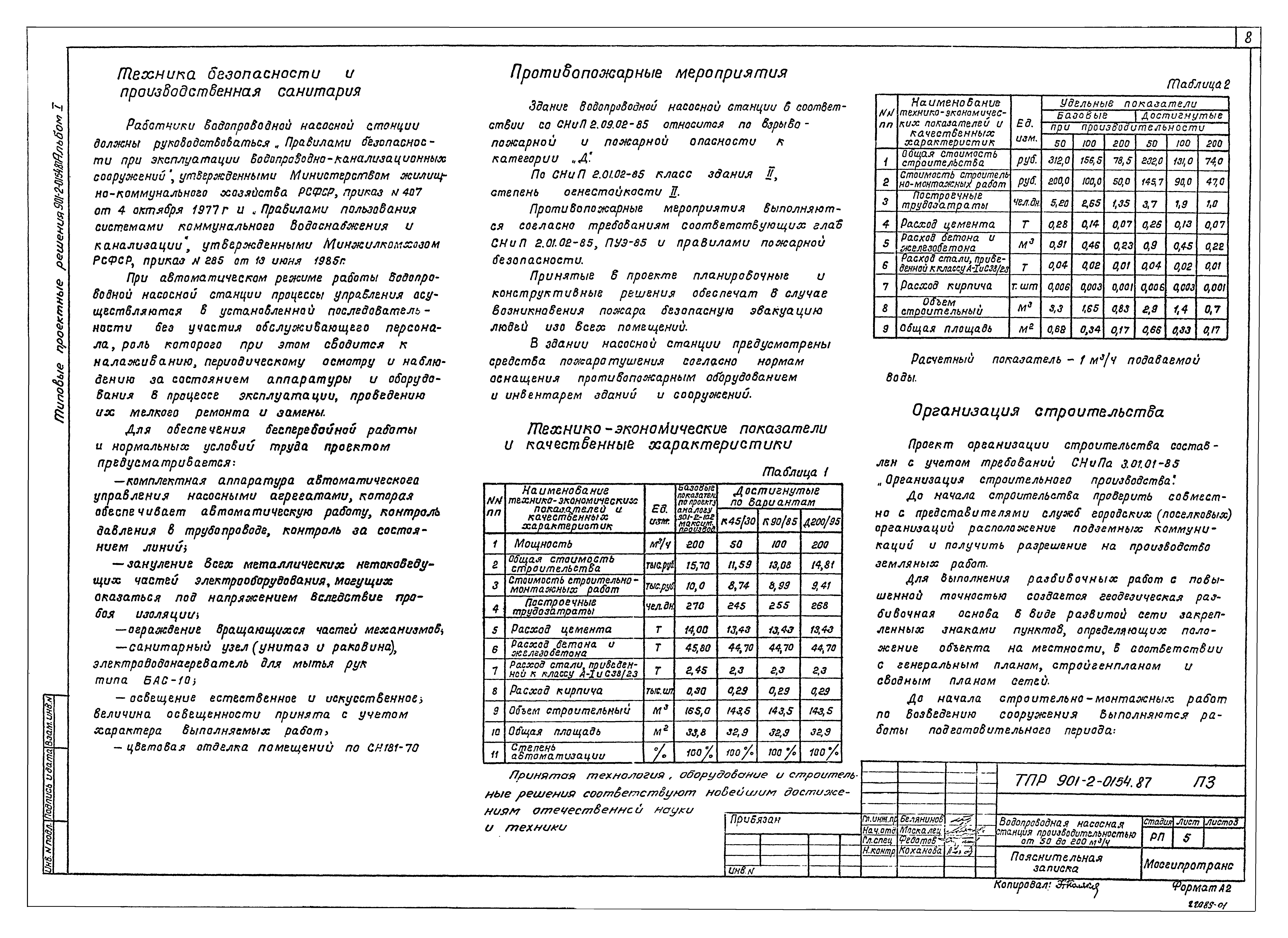 Типовые проектные решения 901-2-0154.87