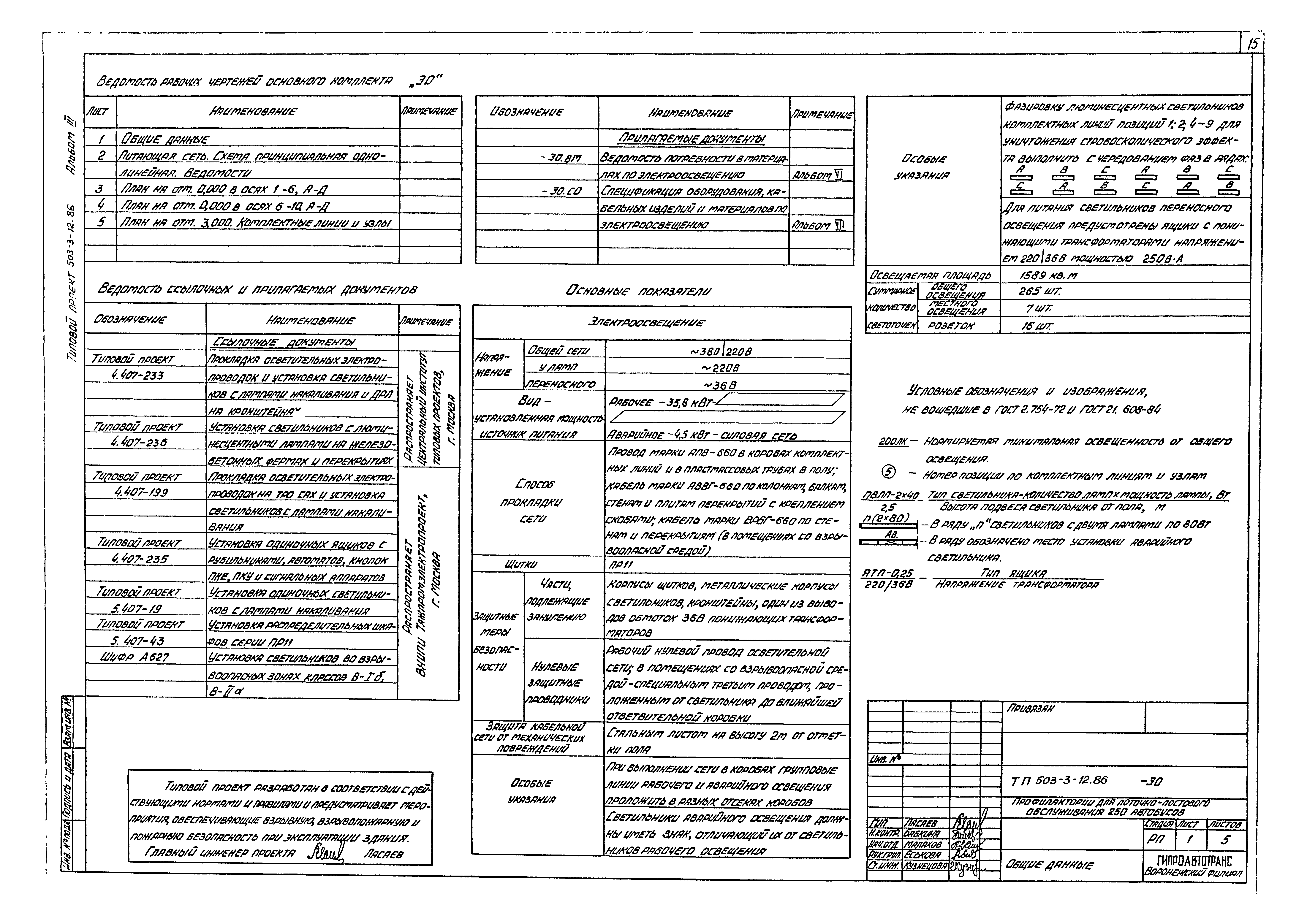 Типовой проект 503-3-12.86