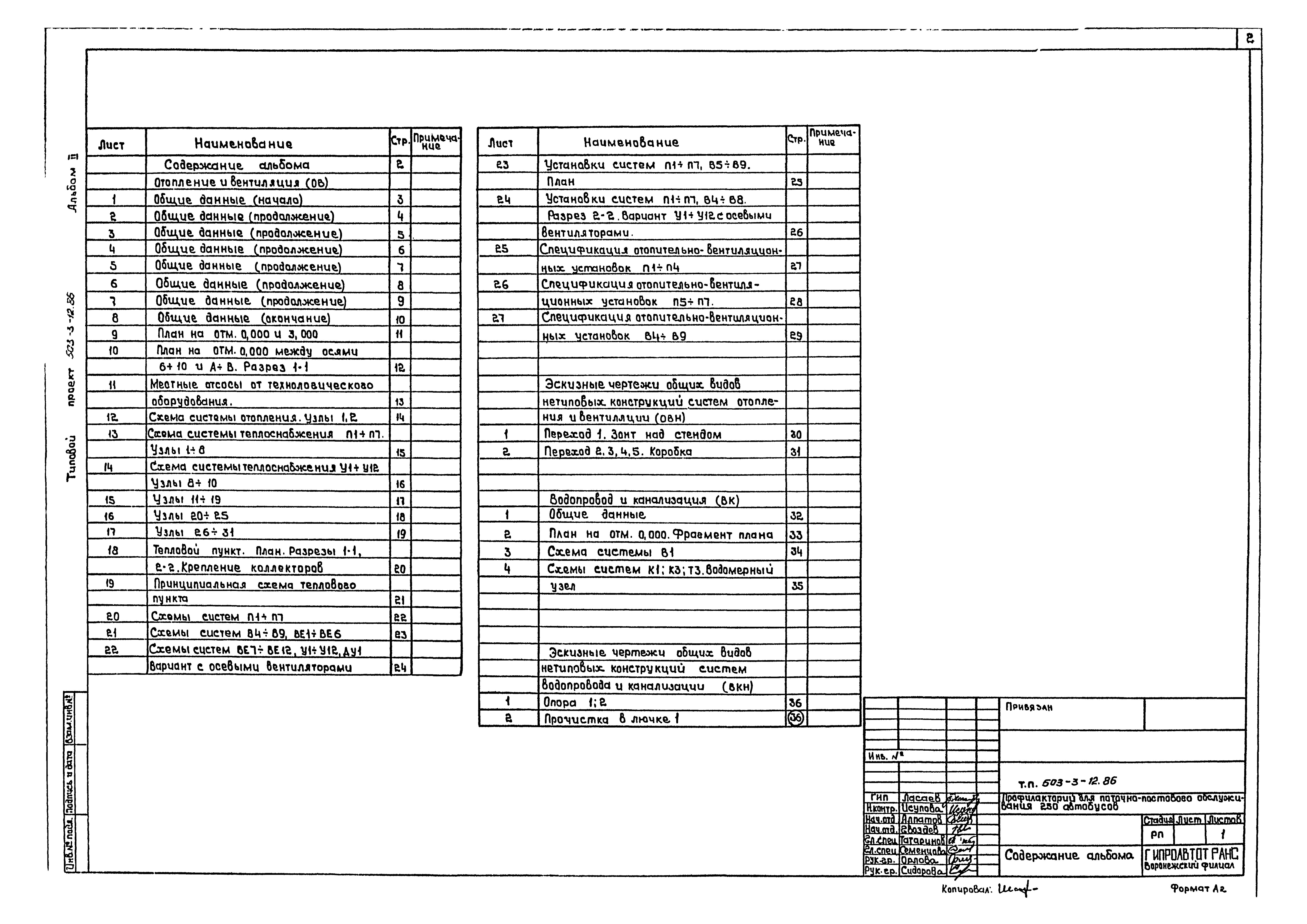 Типовой проект 503-3-12.86
