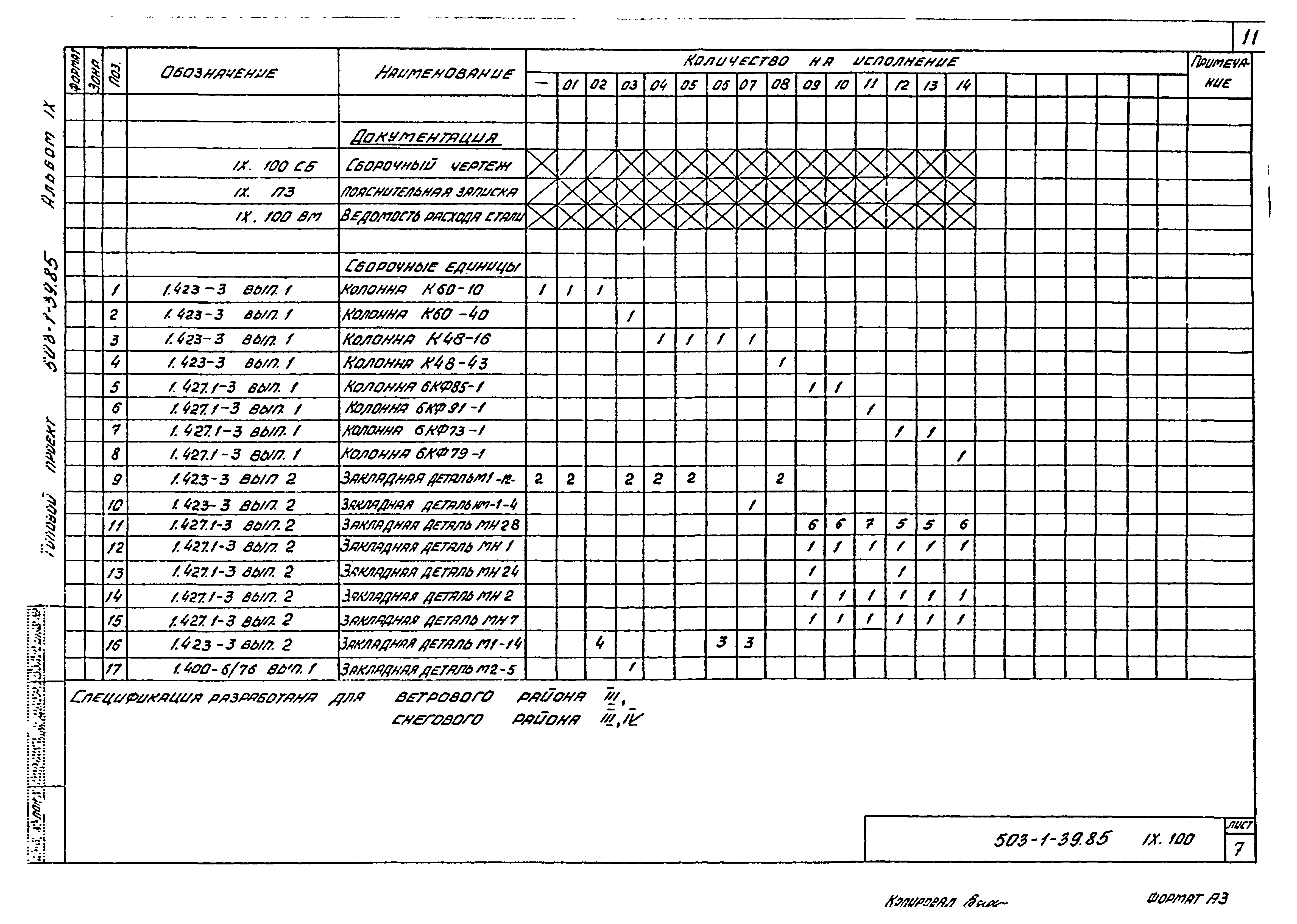 Типовой проект 503-1-39.85