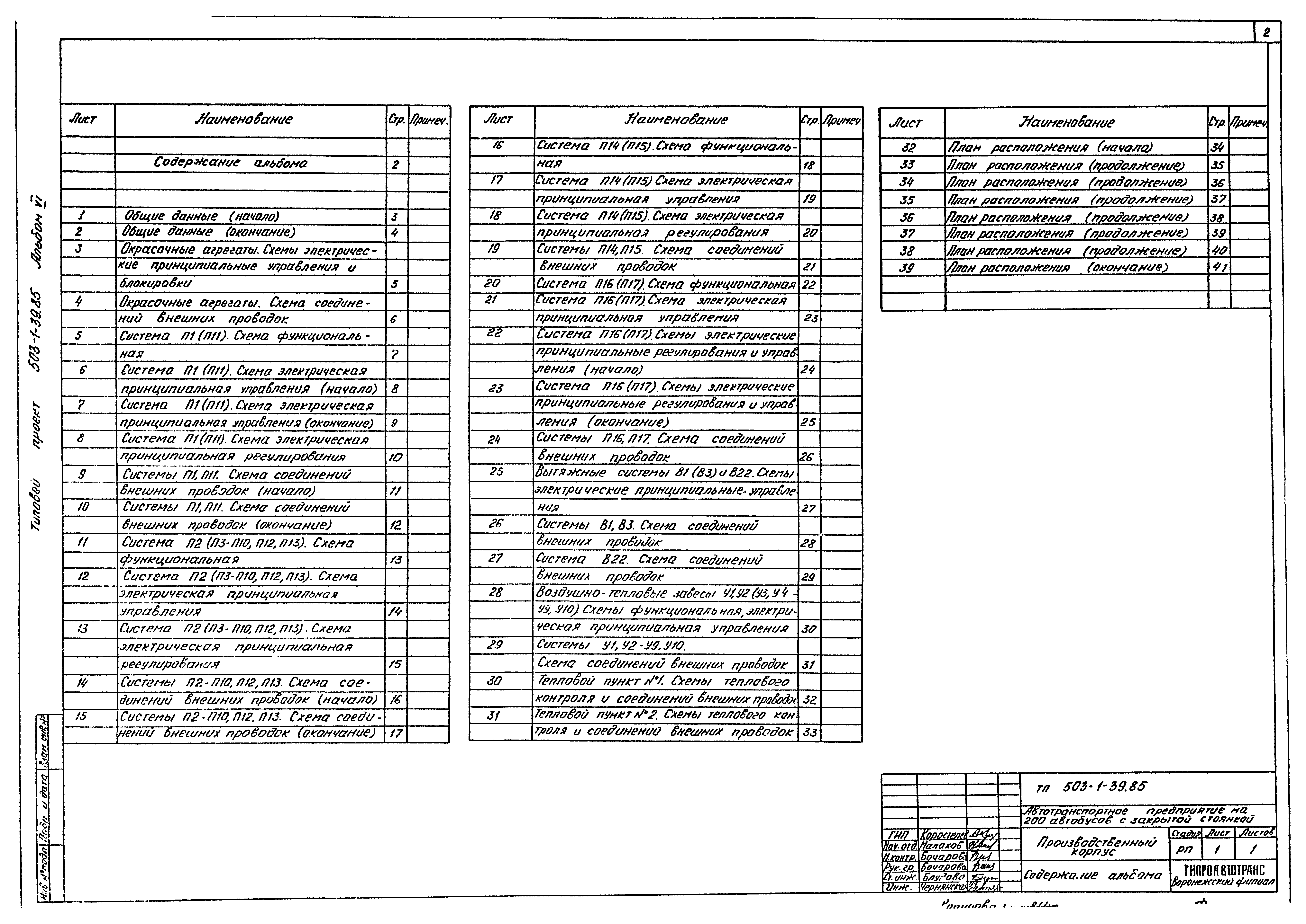 Типовой проект 503-1-39.85
