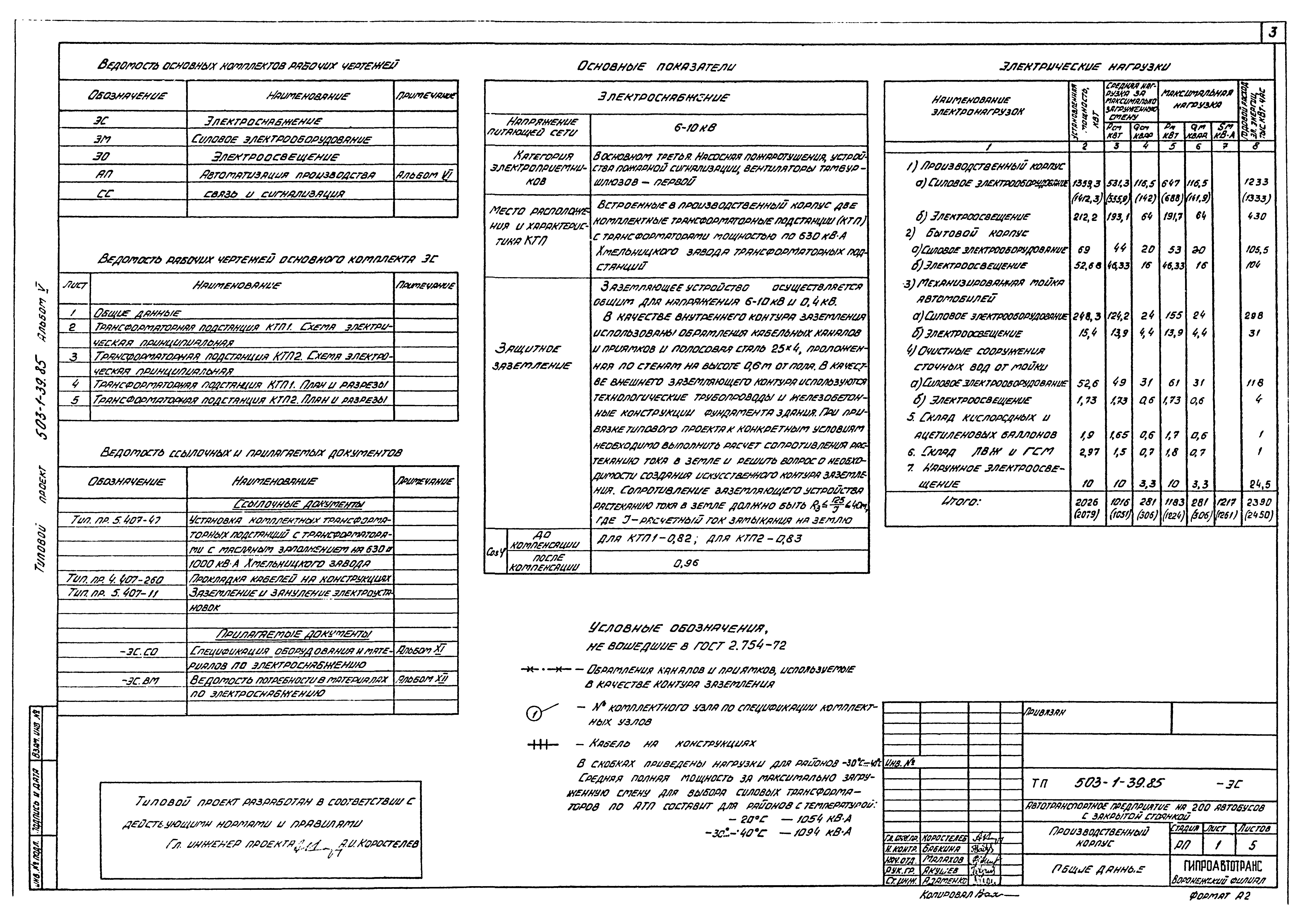 Типовой проект 503-1-39.85