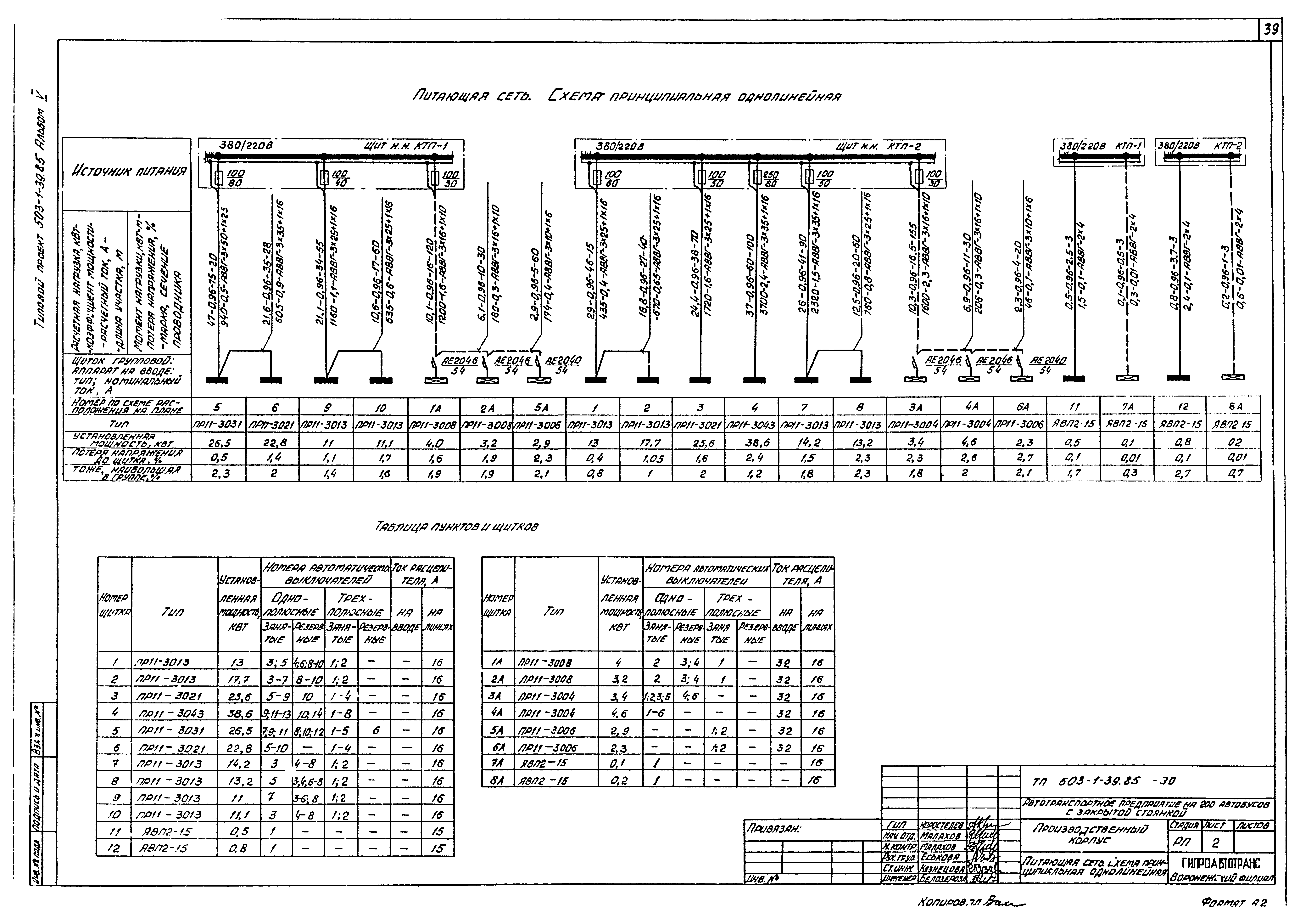Типовой проект 503-1-39.85