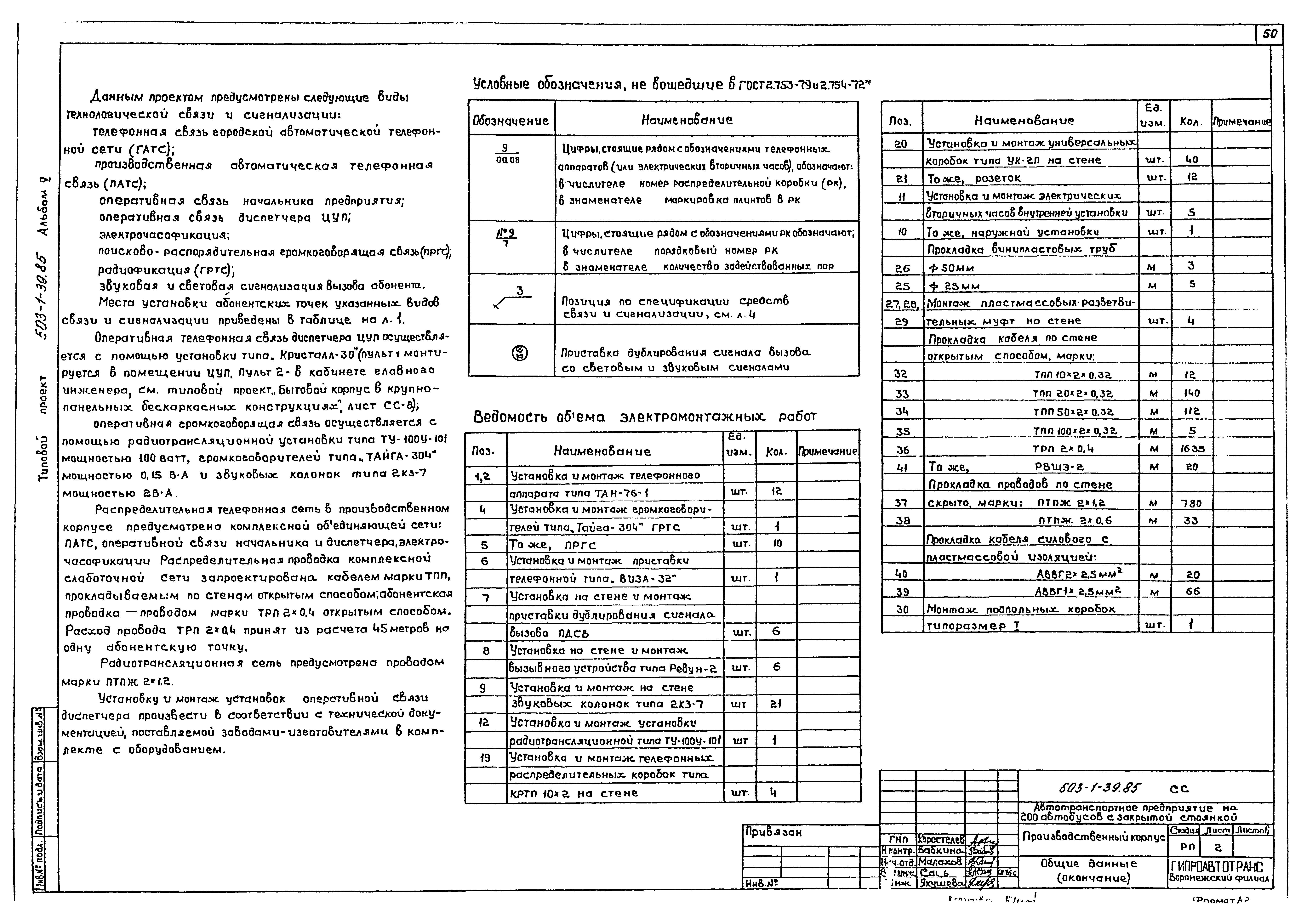 Типовой проект 503-1-39.85
