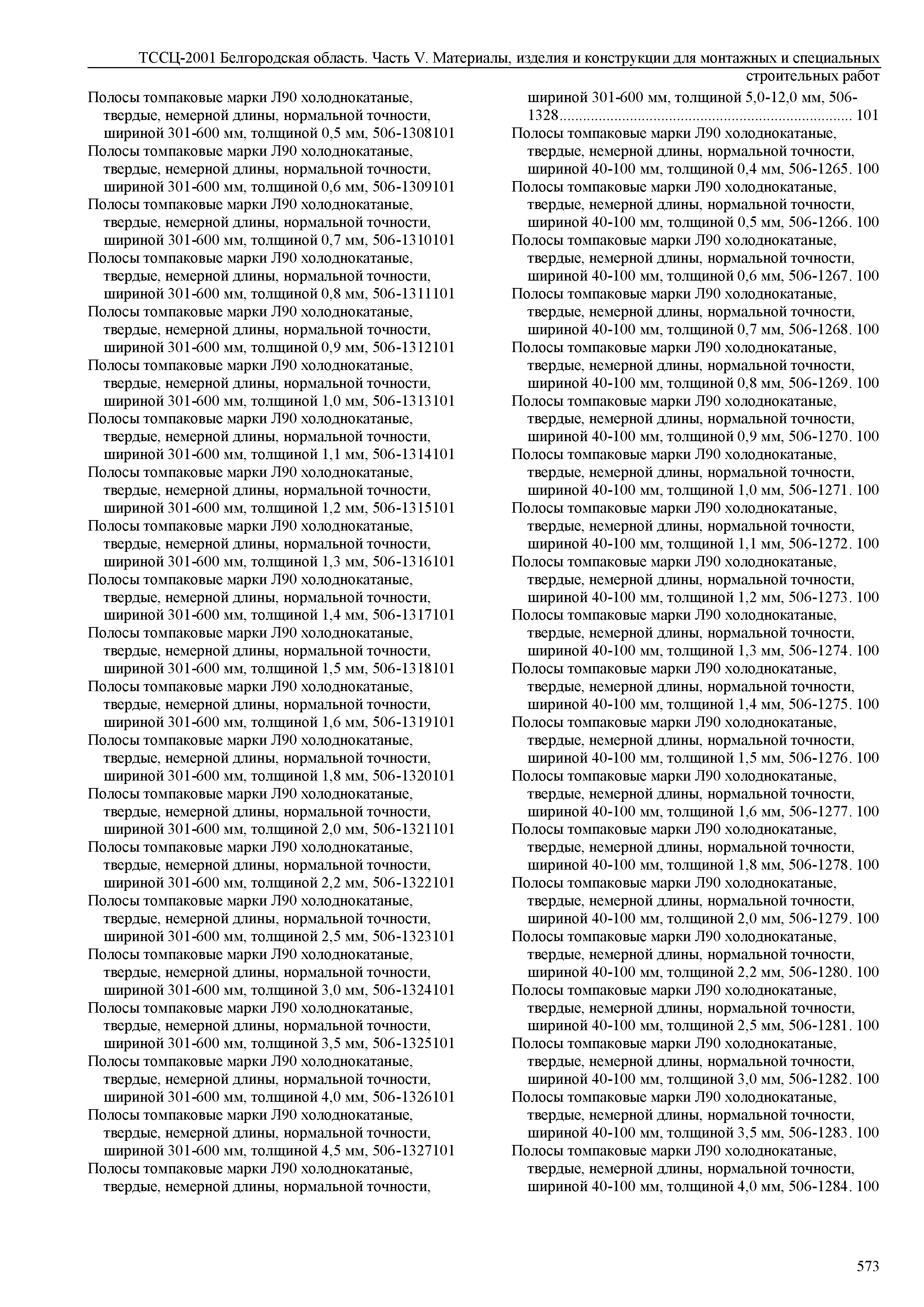 ТССЦ Белгородская область 05-2001