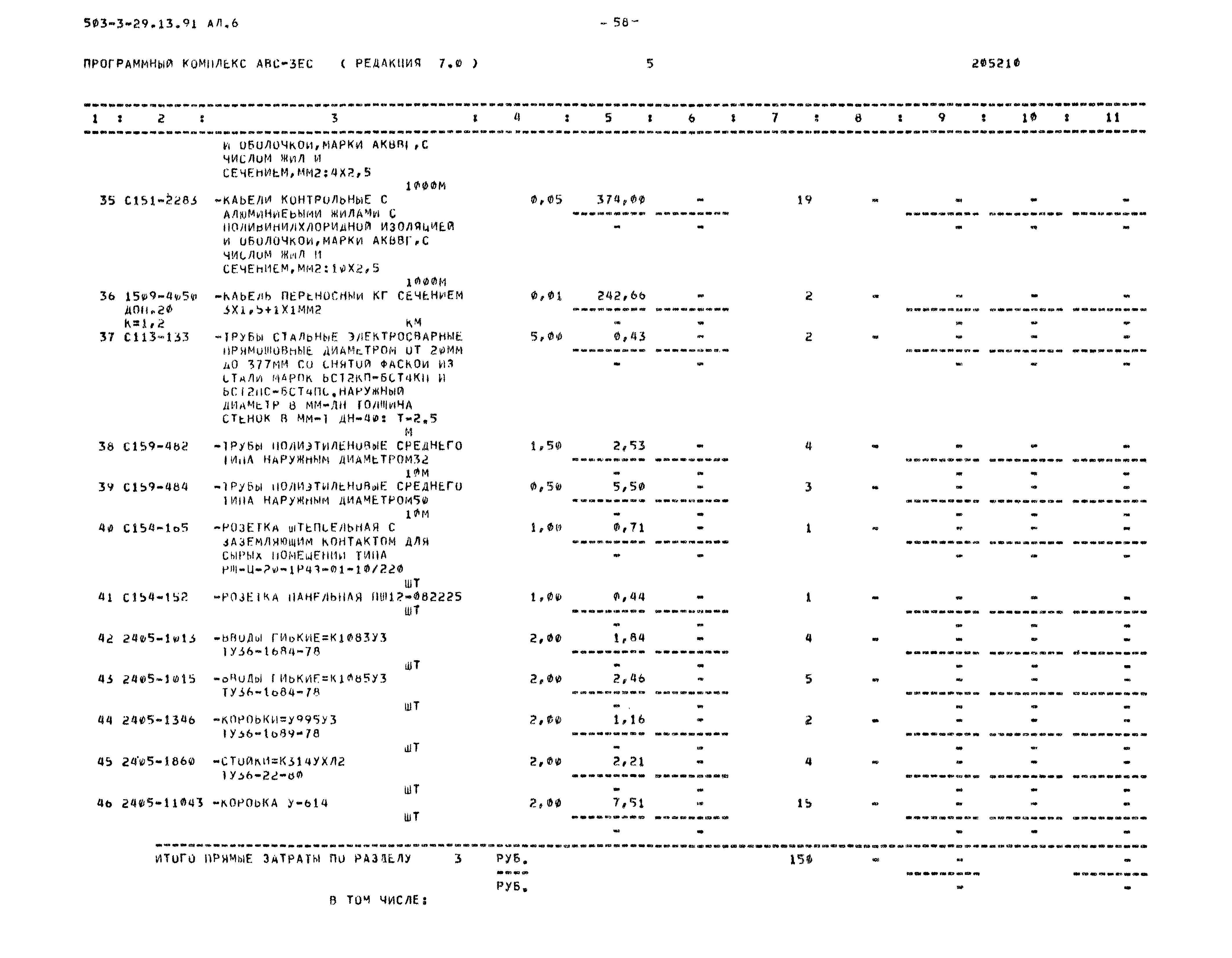 Типовой проект 503-3-29.13.91