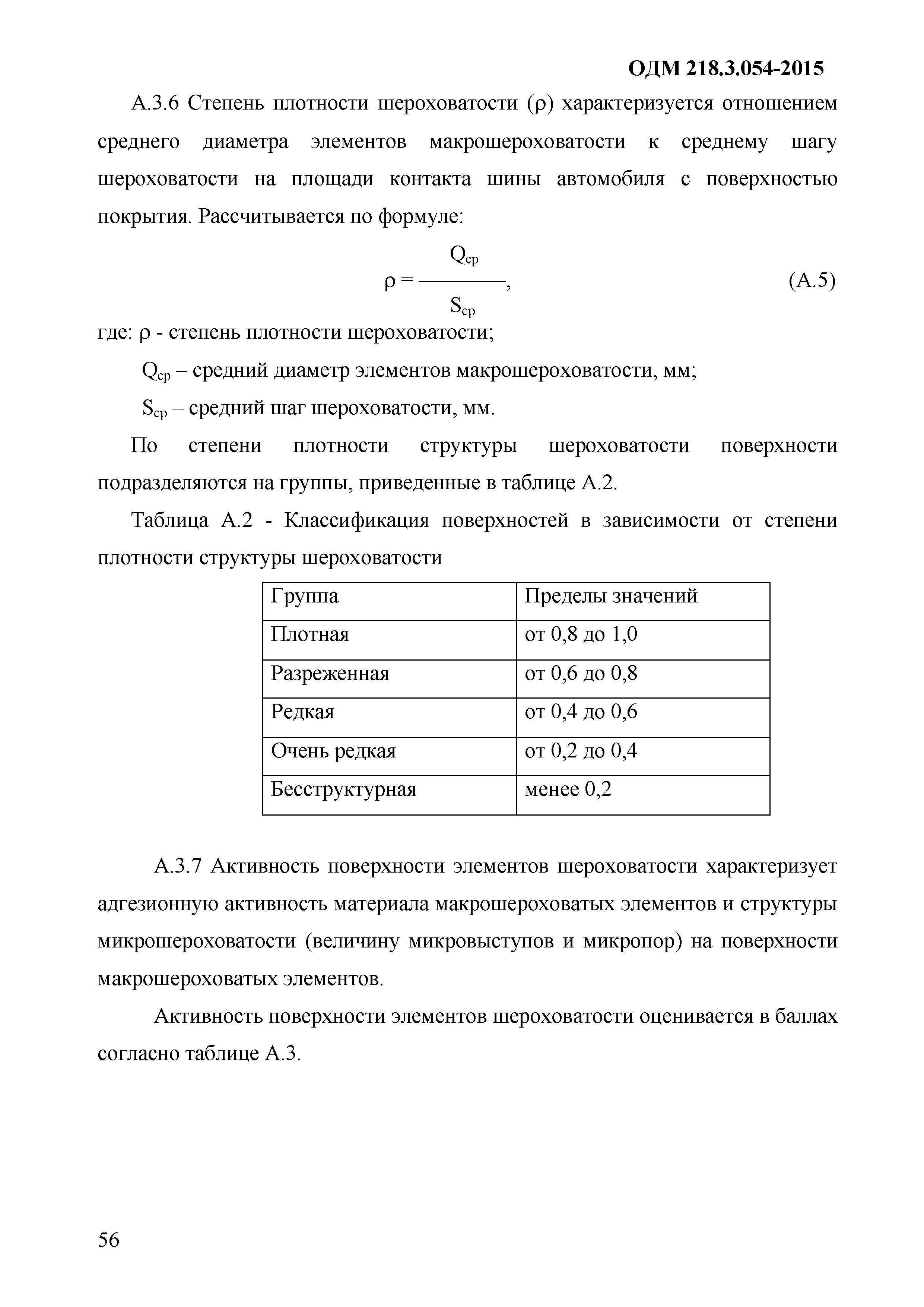 ОДМ 218.3.054-2015