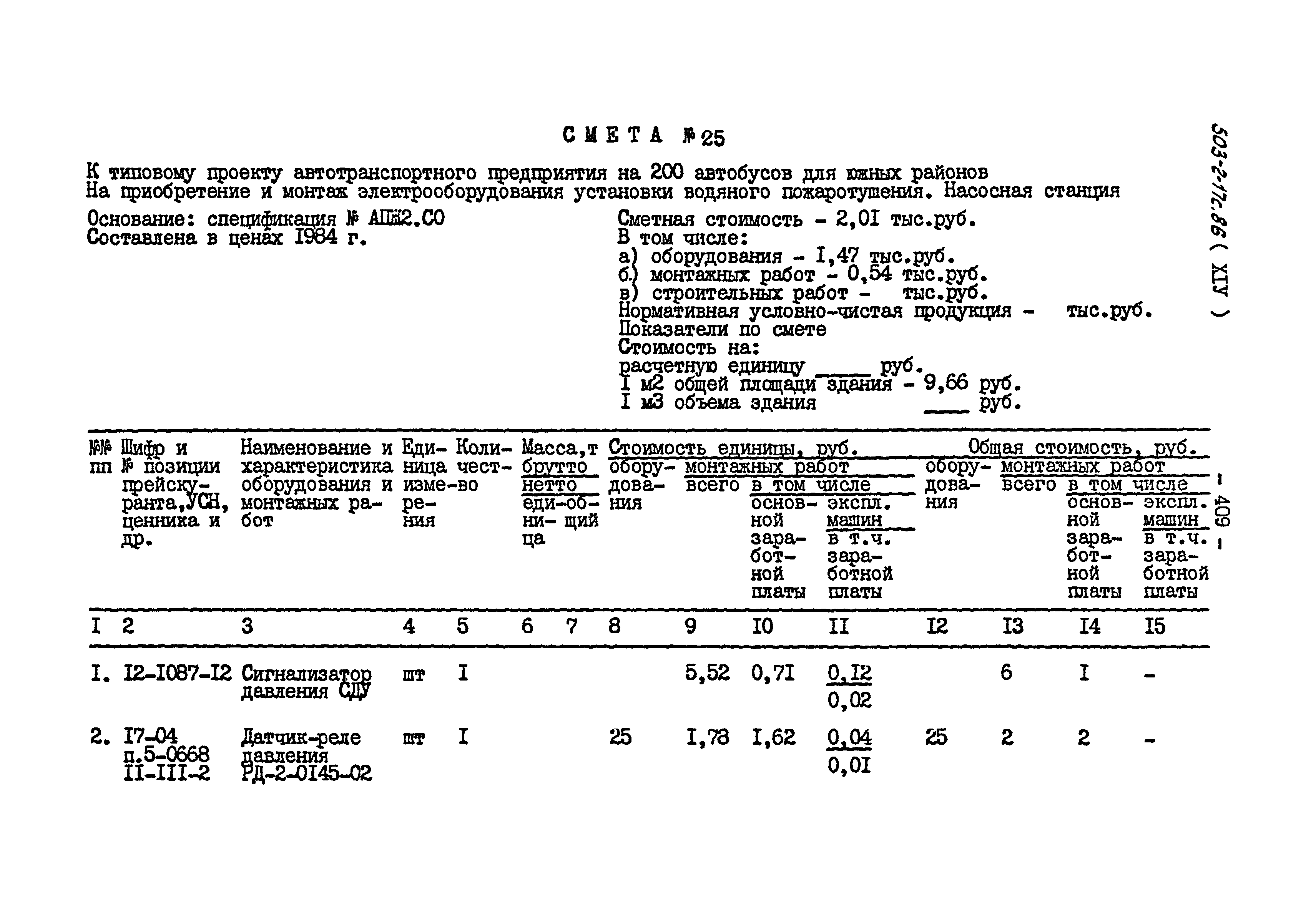 Типовой проект 503-2-17с.86