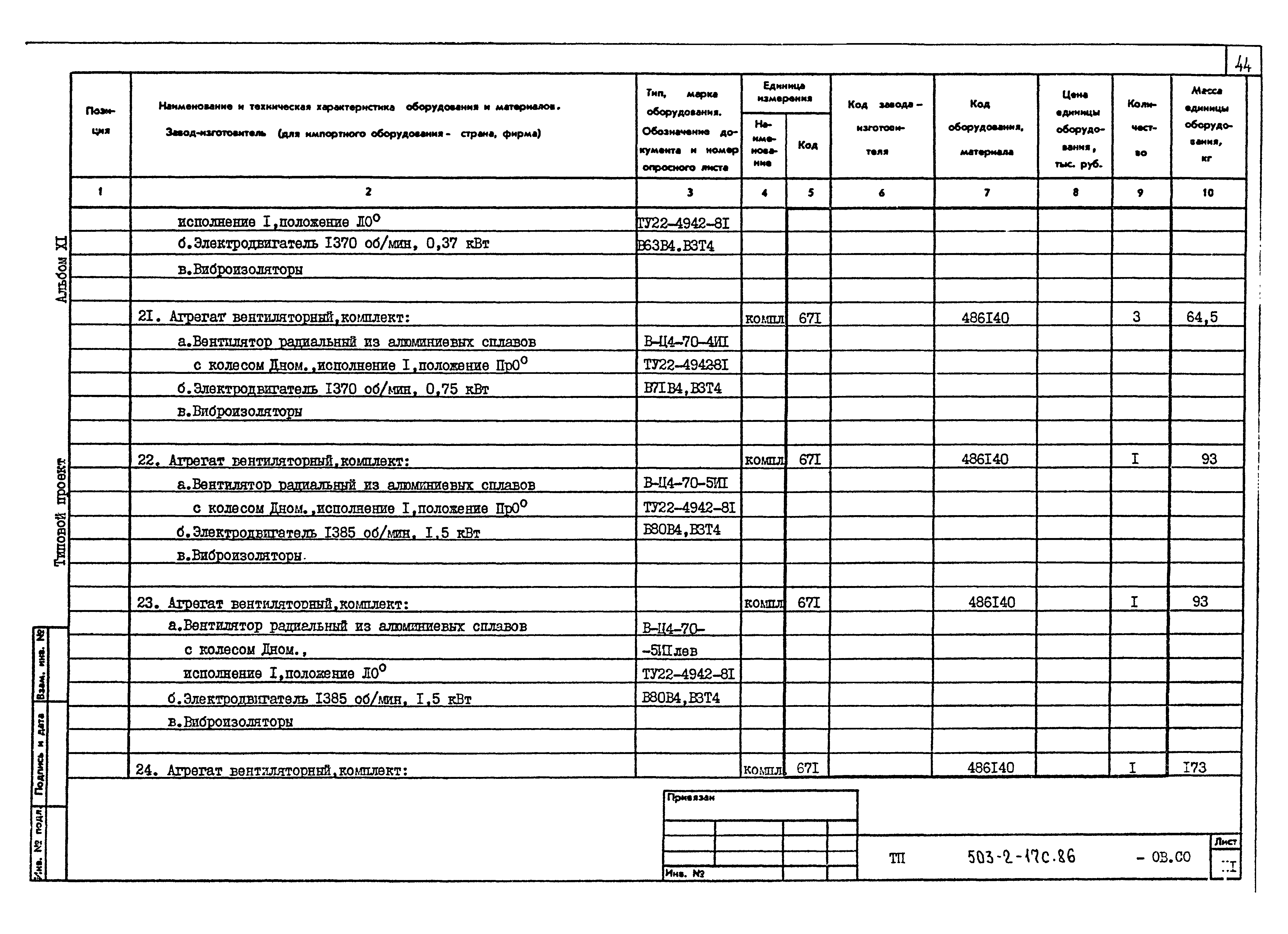 Типовой проект 503-2-17с.86