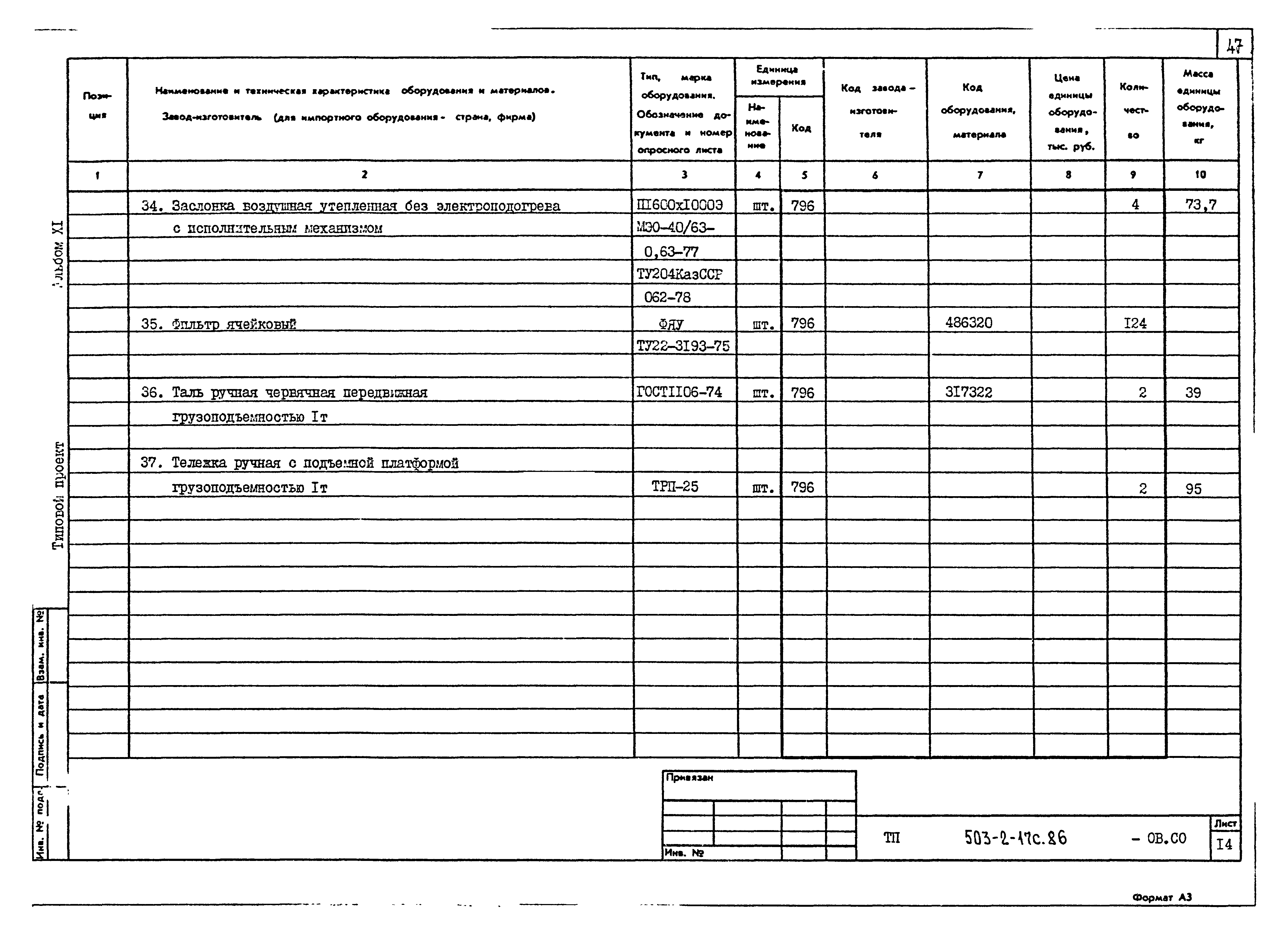 Типовой проект 503-2-17с.86