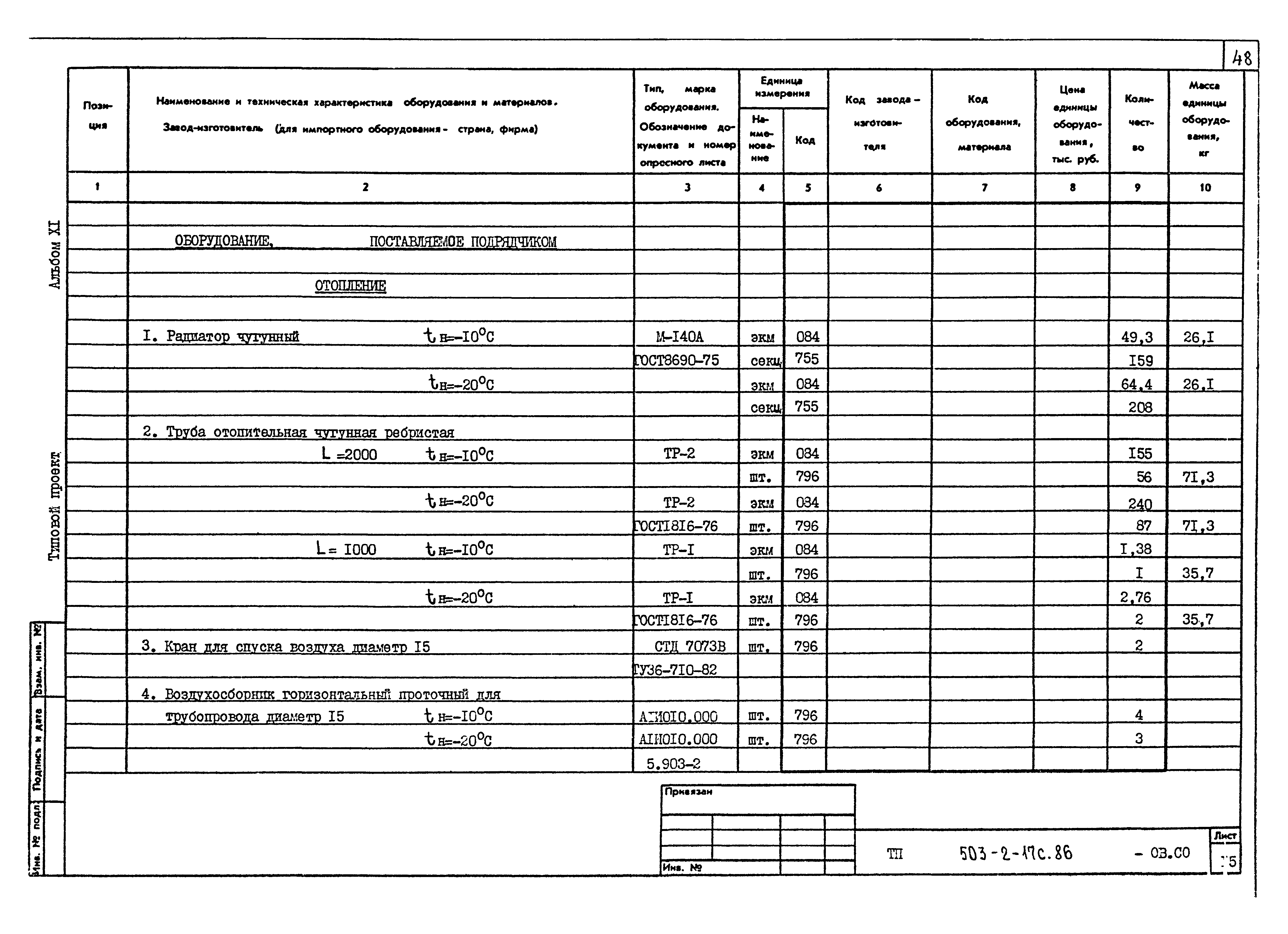 Типовой проект 503-2-17с.86