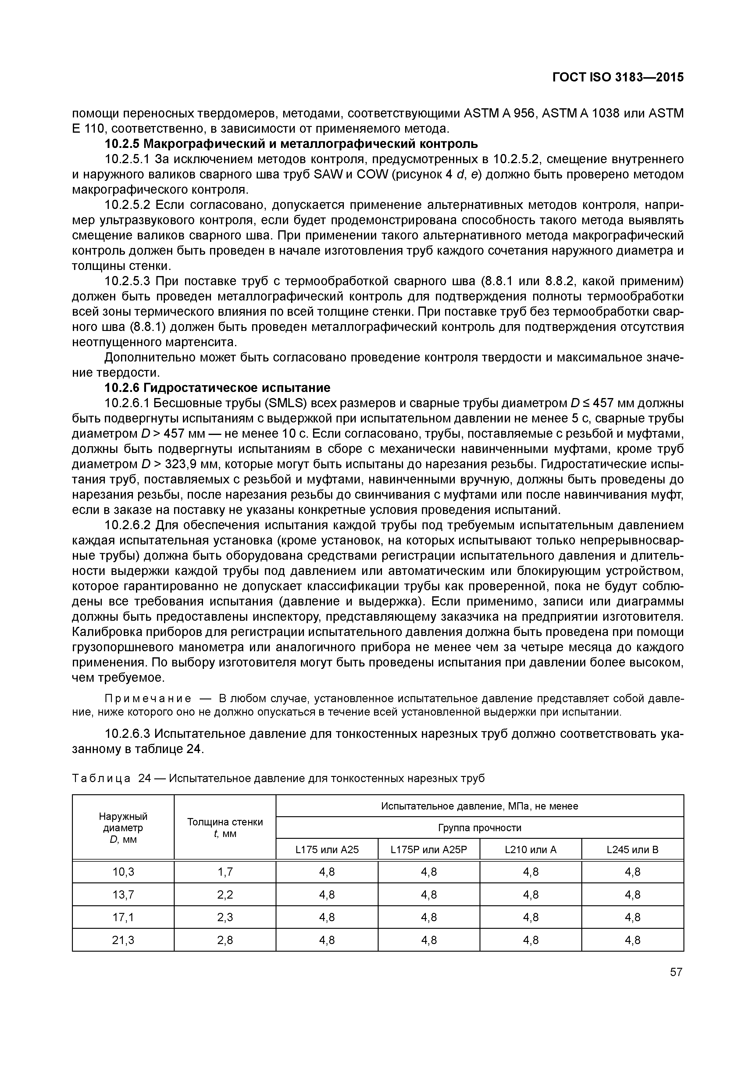 ГОСТ ISO 3183-2015