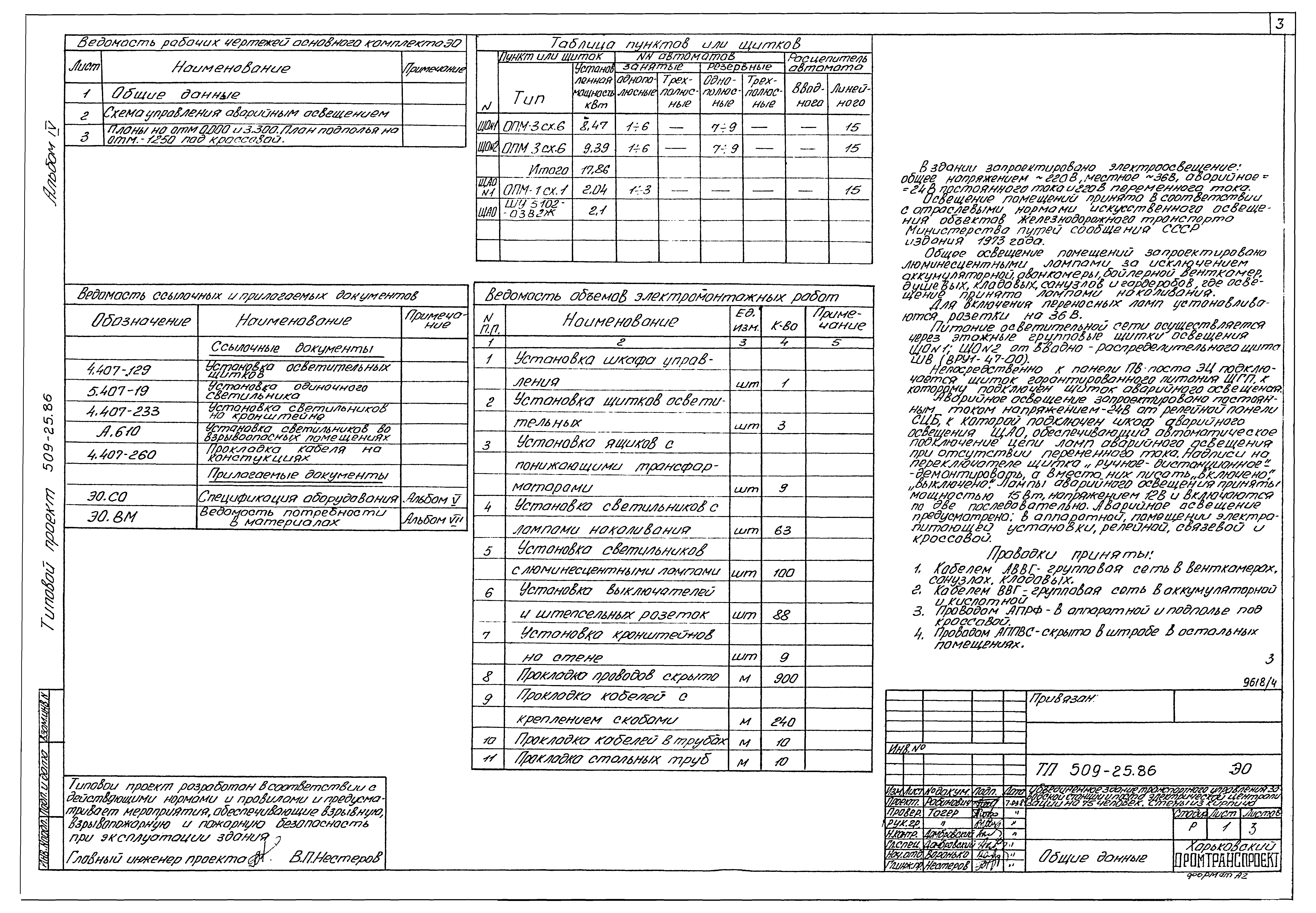Типовой проект 509-25.86