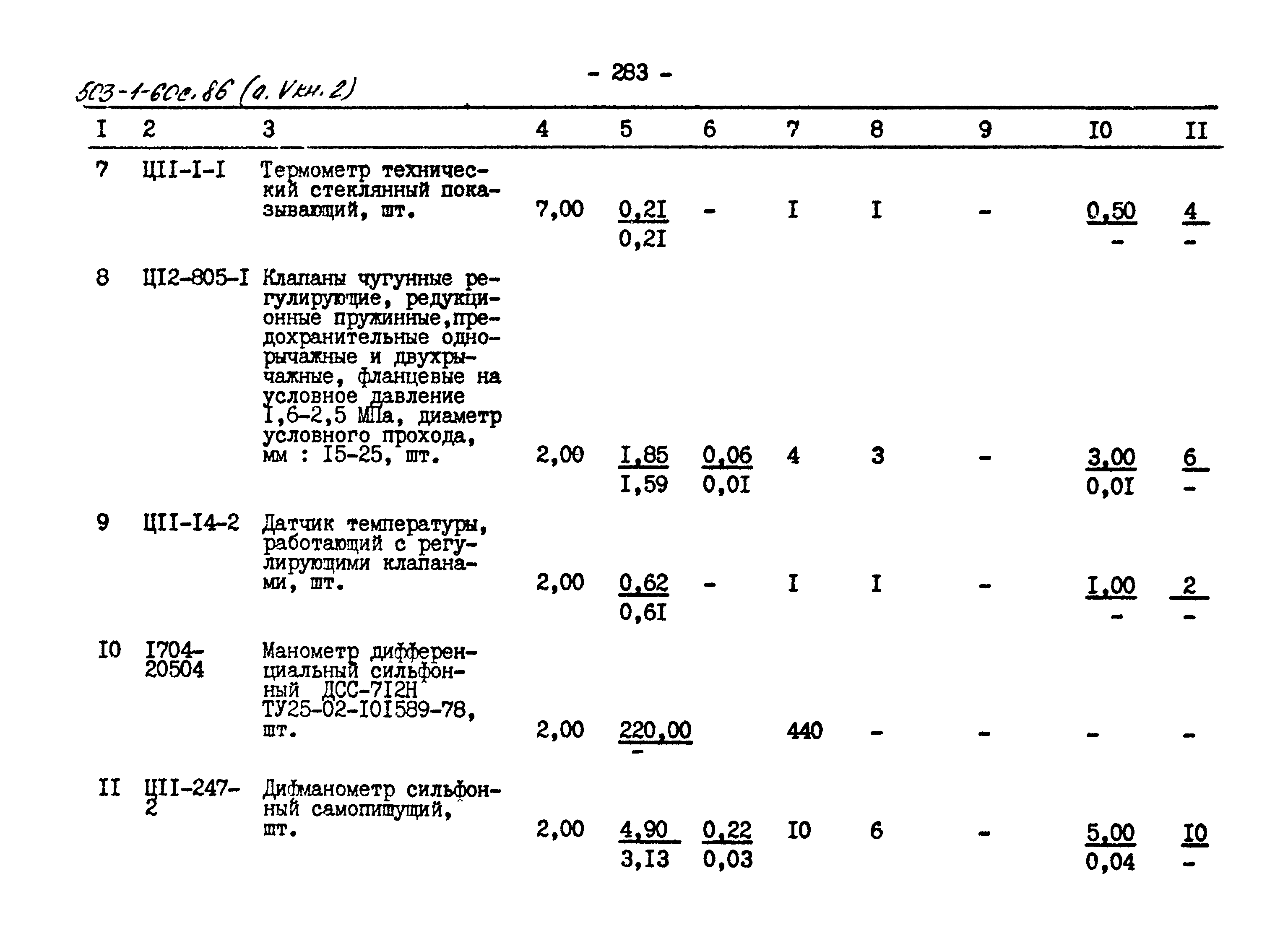 Типовой проект 503-1-60с.86