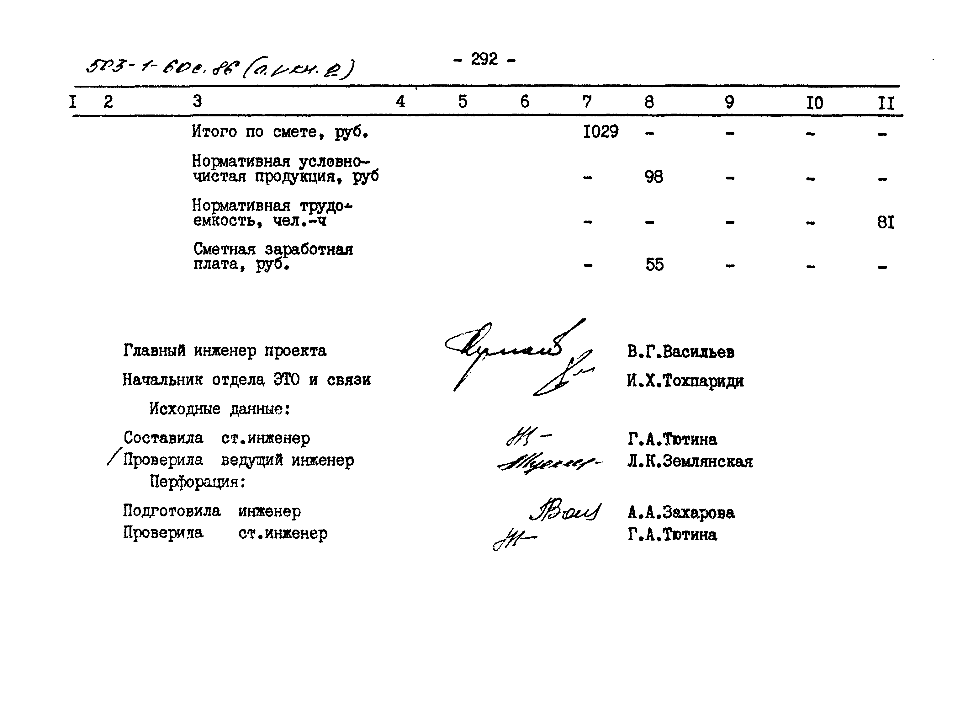 Типовой проект 503-1-60с.86