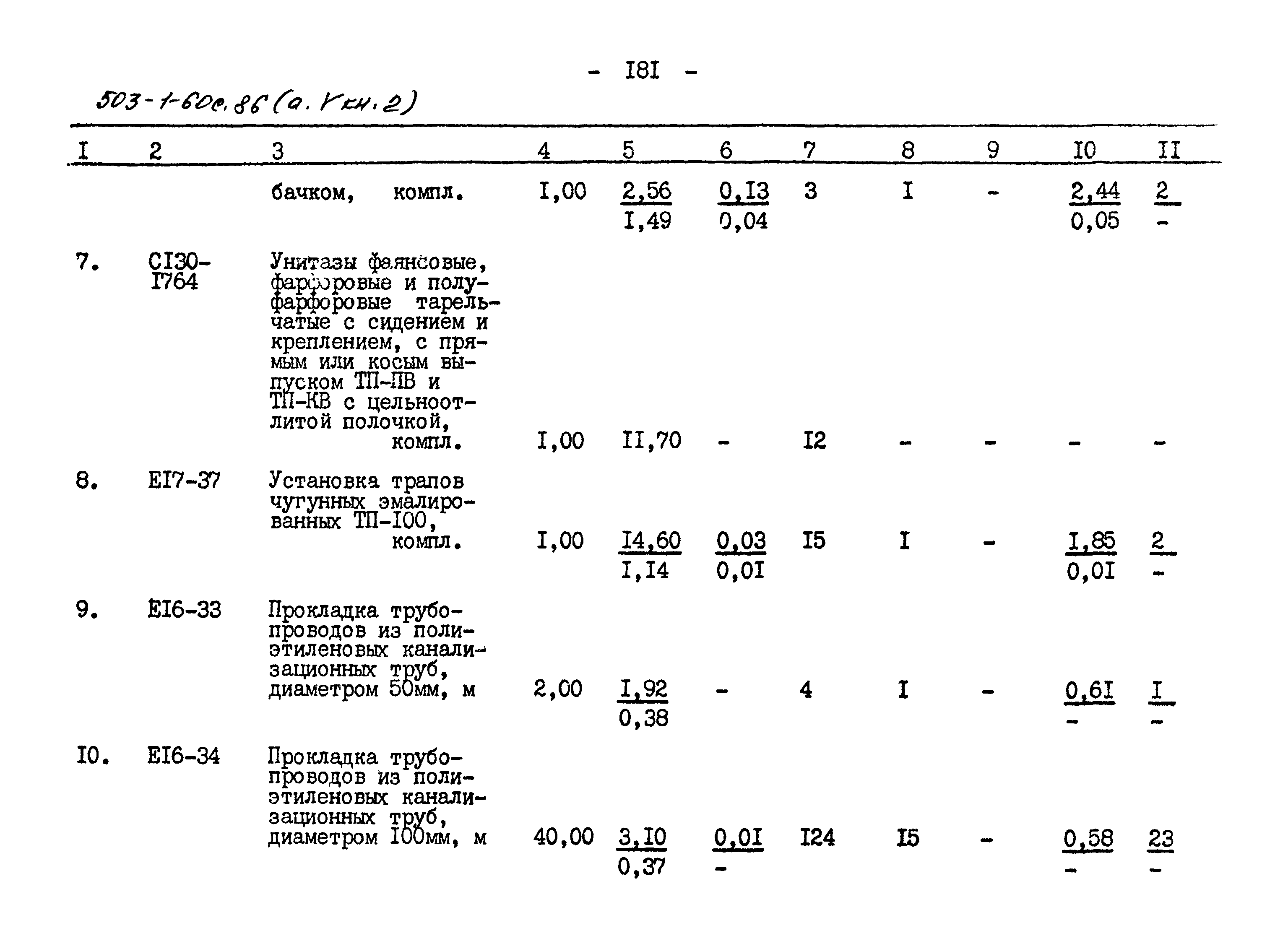 Типовой проект 503-1-60с.86